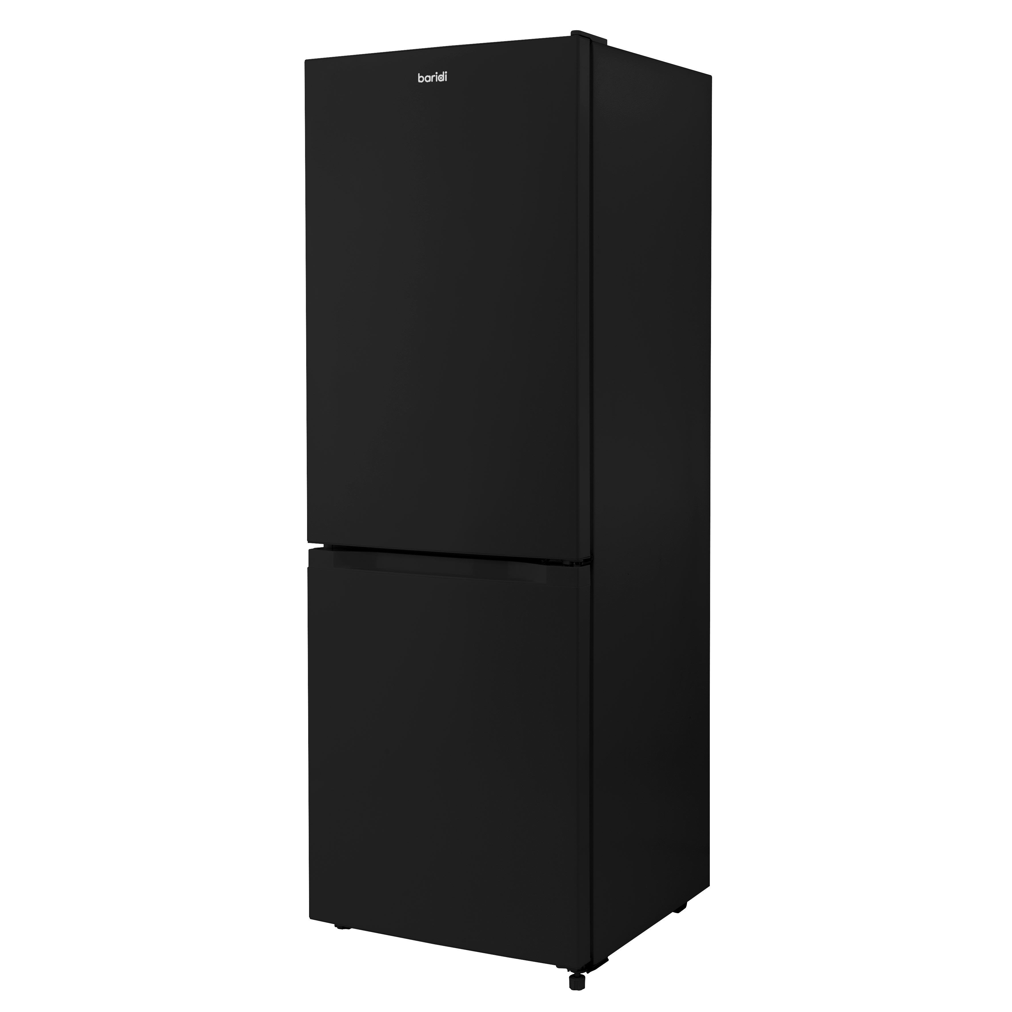 Baridi 60/40 Smart Frost Fridge Freezer 227L Capacity, Black - DH327