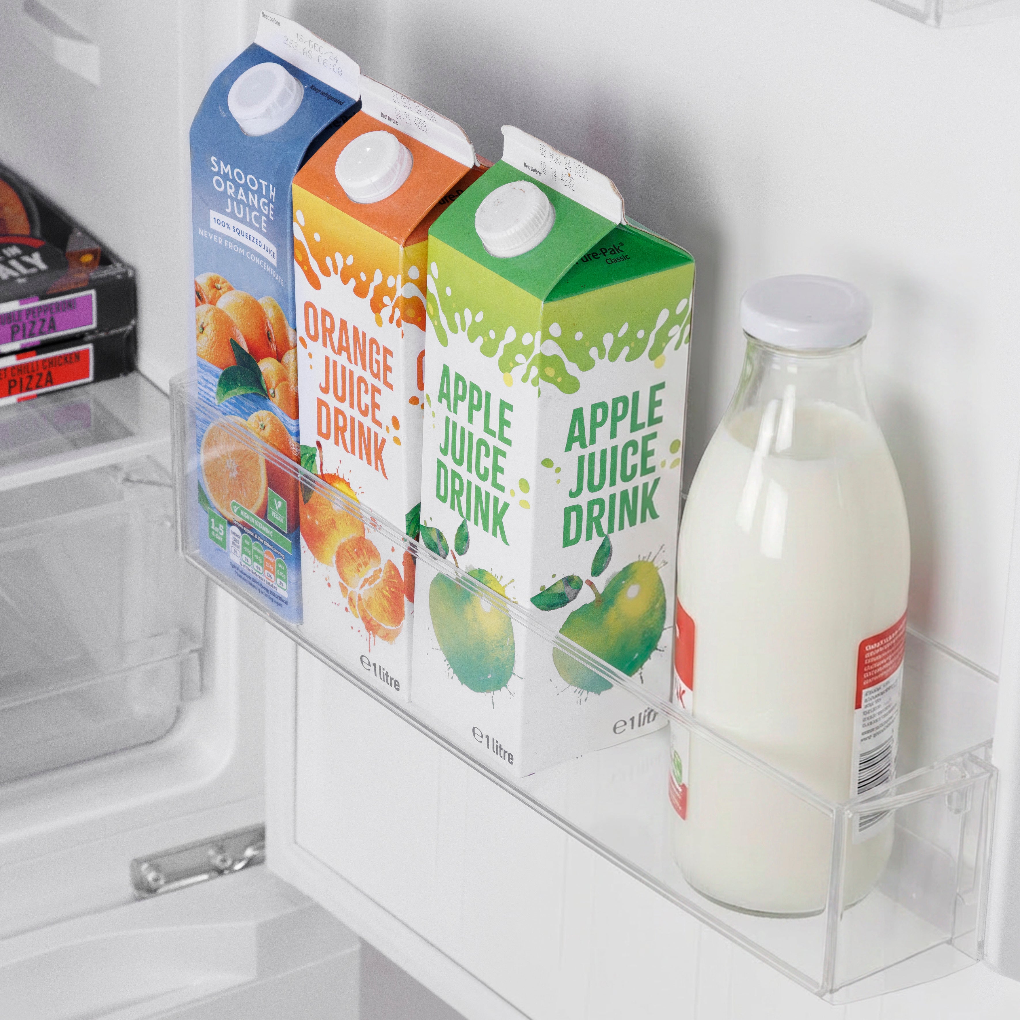 Baridi 50/50 Smart Frost Fridge Freezer 254L Capacity, White - DH328