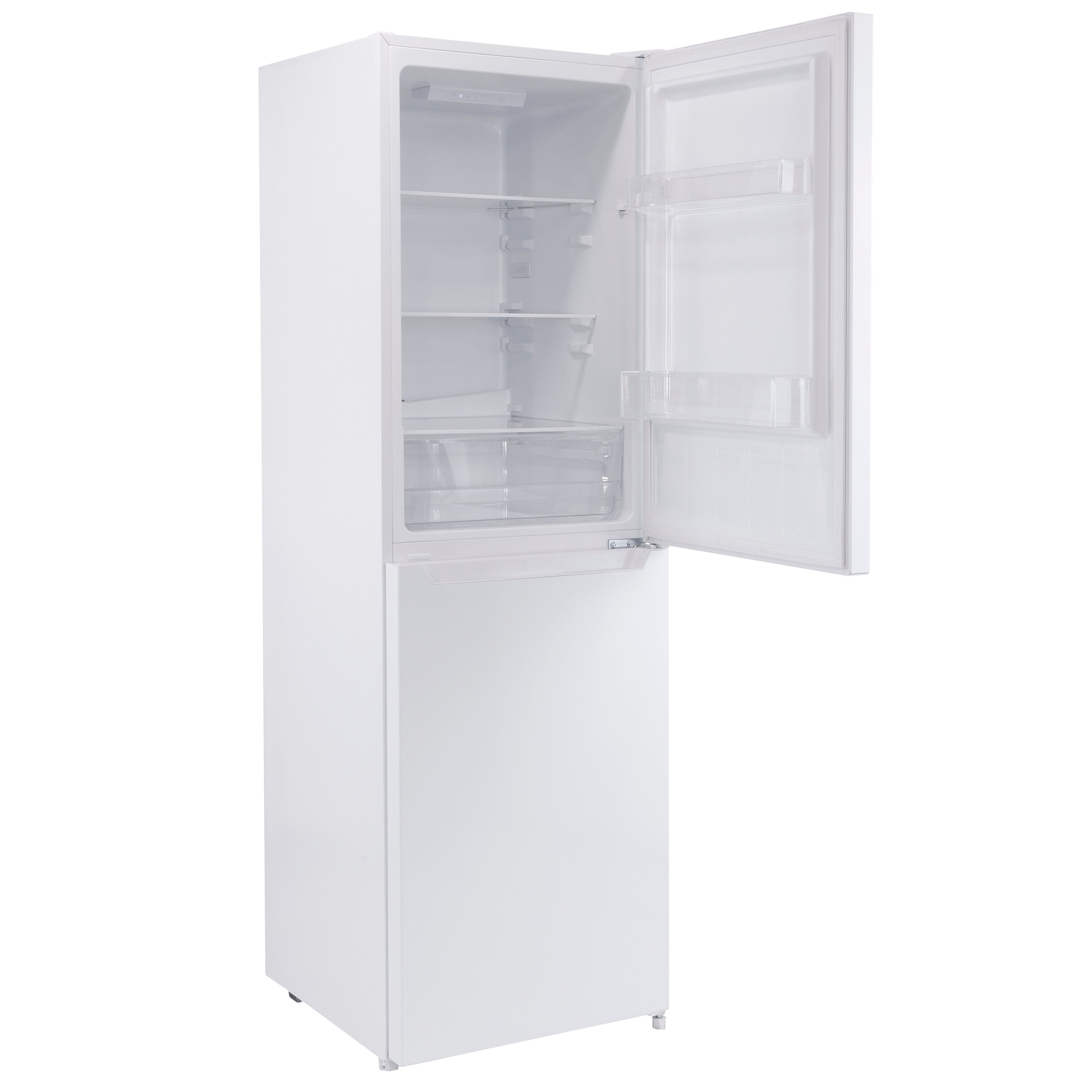 Baridi 50/50 Smart Frost Fridge Freezer 254L Capacity, White - DH328