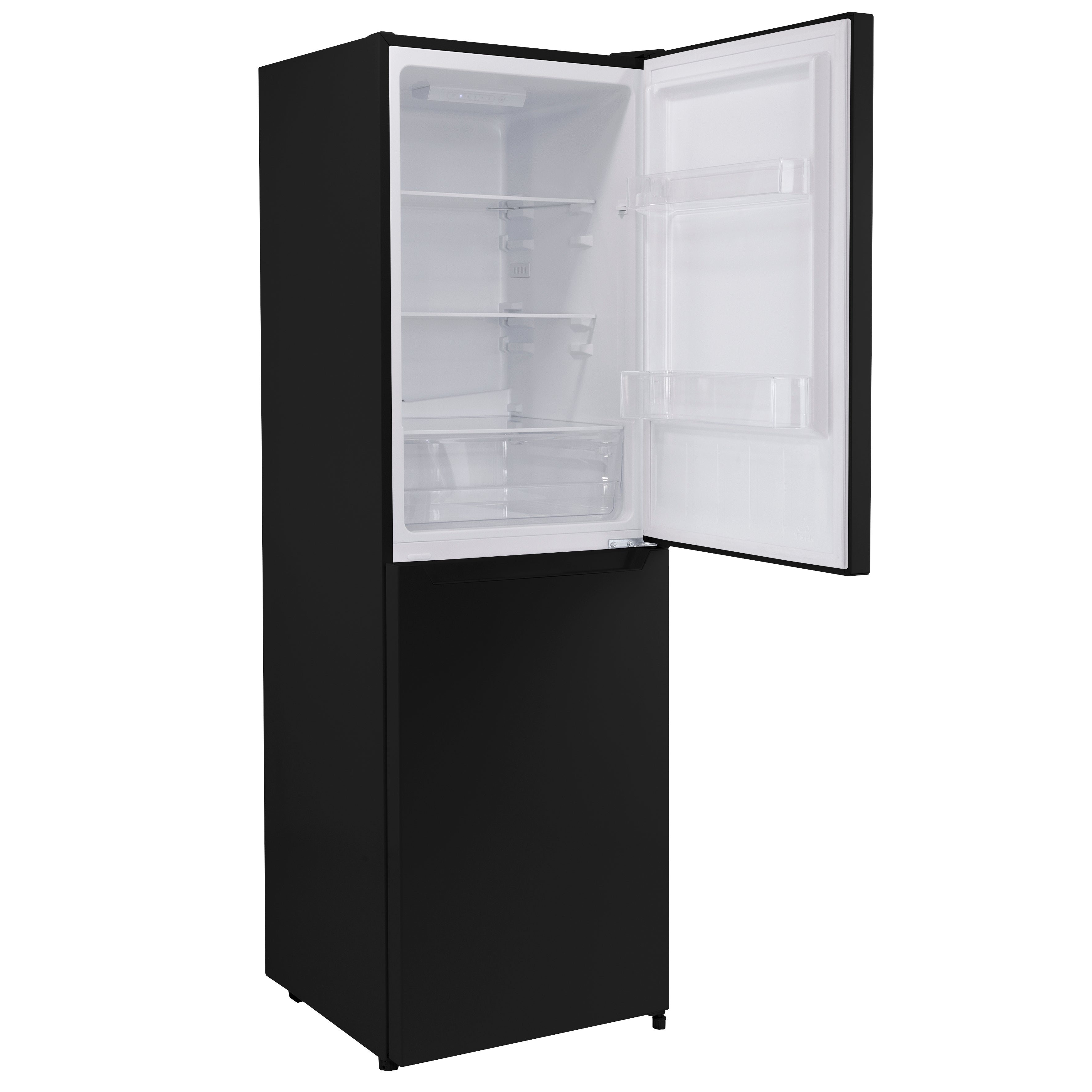 Baridi 50/50 Smart Frost Fridge Freezer 254L Capacity, Black - DH329