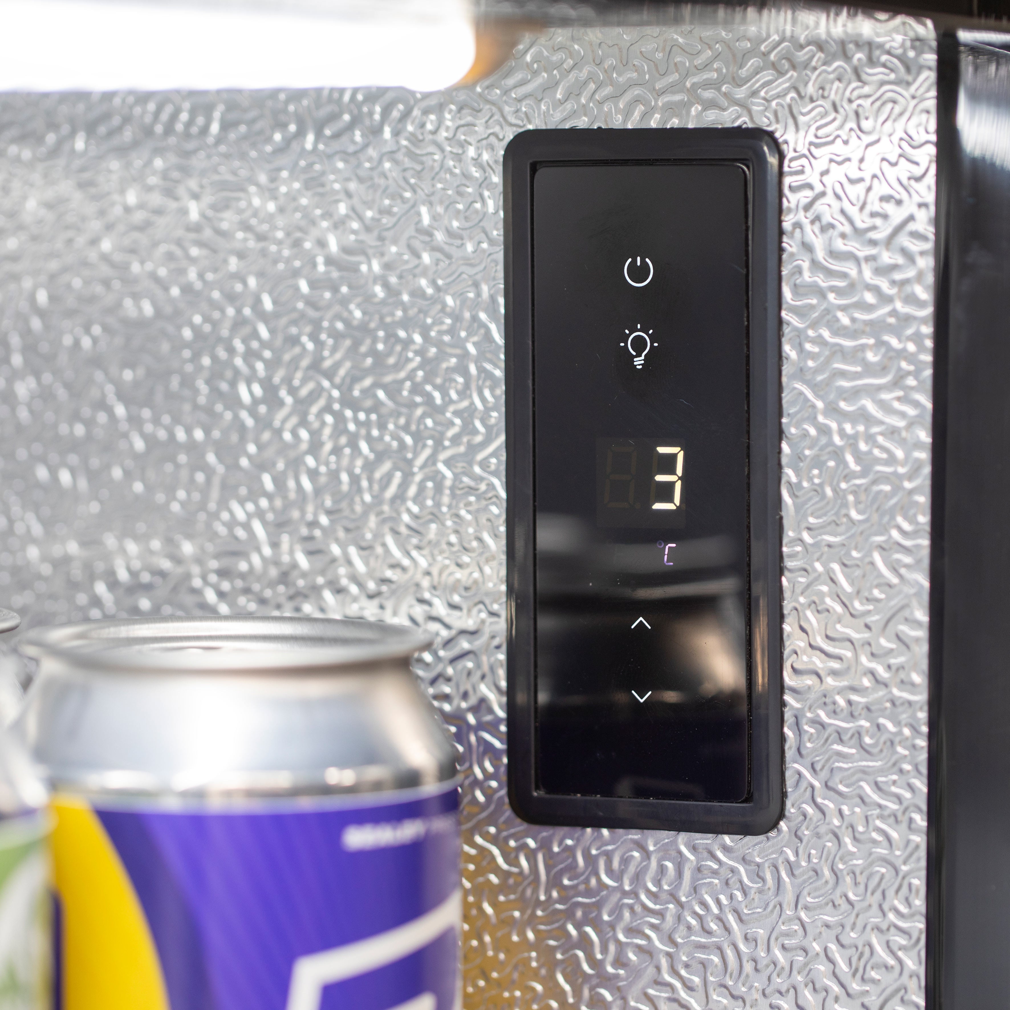 Baridi Back Bar Drinks Fridge/Cooler with Triple Sliding Door 307L, Black – DH337