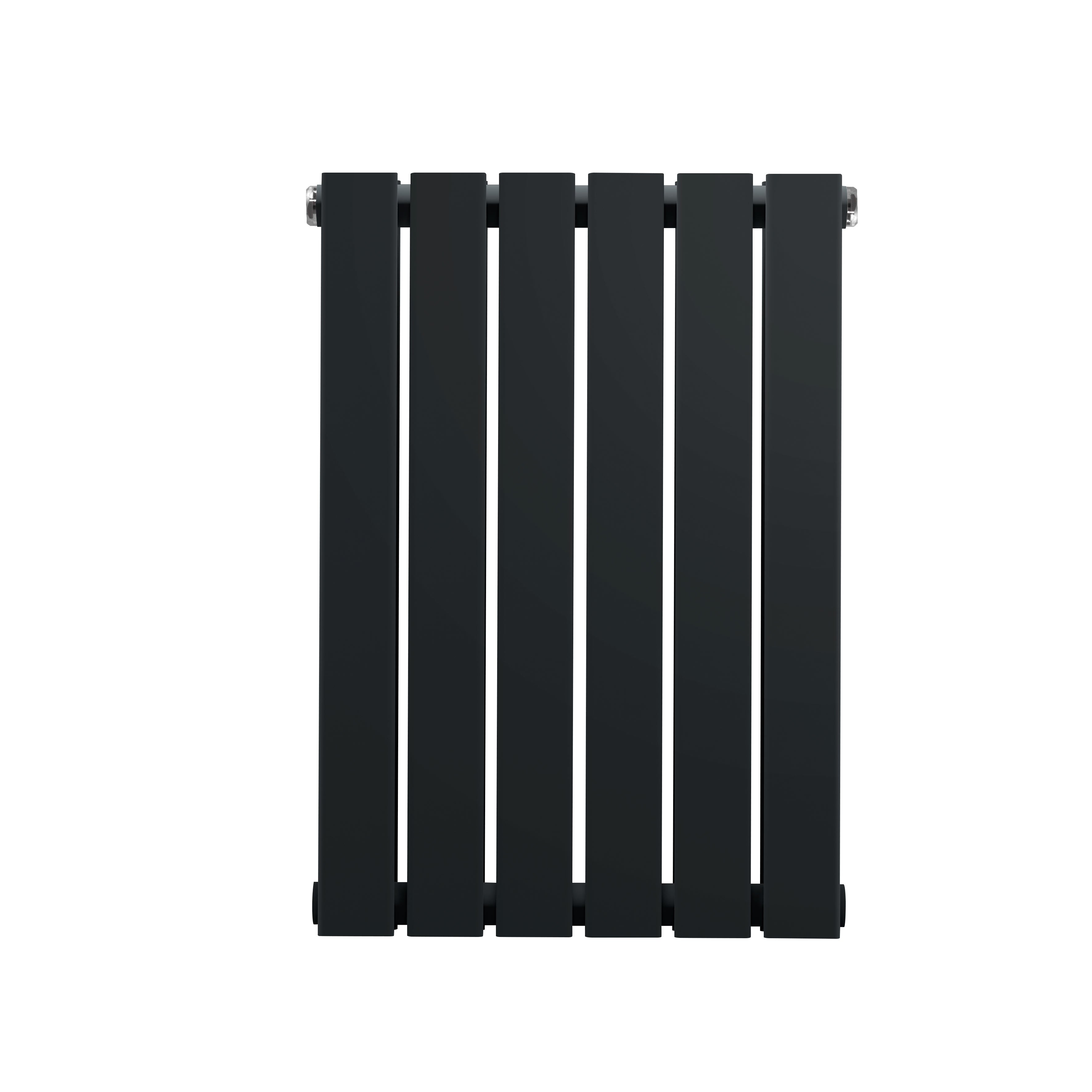 Horizontal Radiator Contemporary Double Flat Panel Design 600 x 420mm, Black - DH343