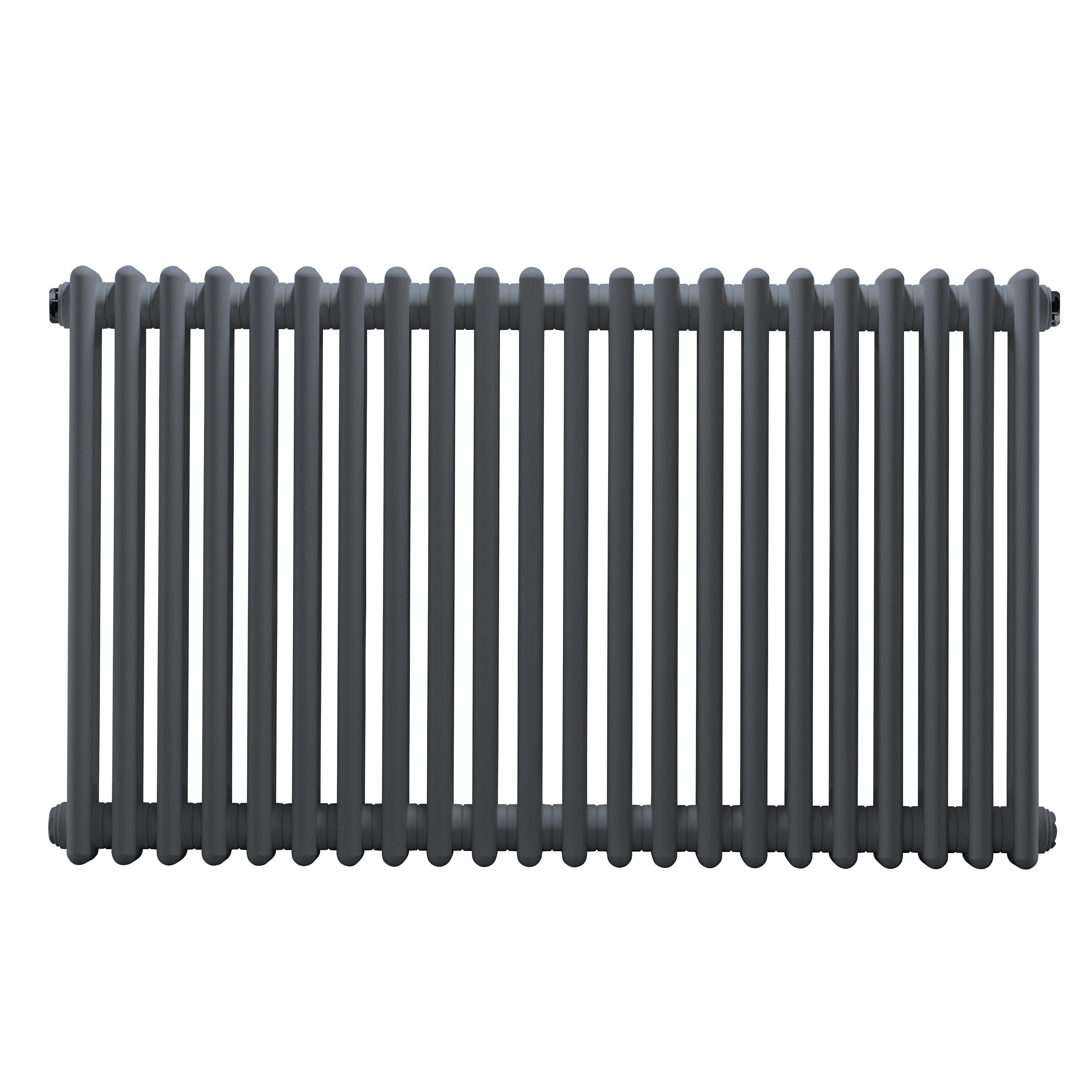 Horizontal Traditional 2 Column Radiator 600 x 1012mm, Anthracite - DH359