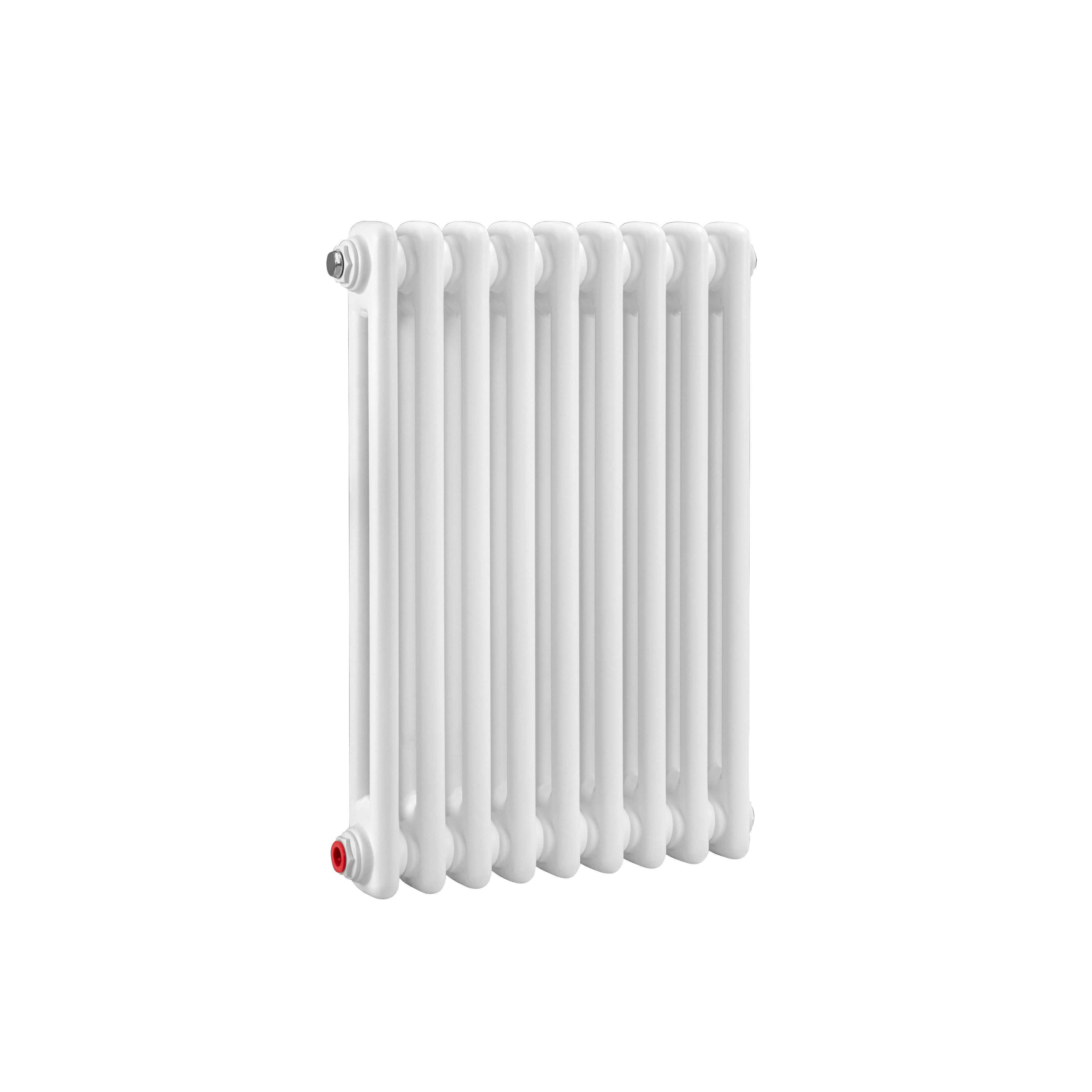 Horizontal Traditional 2 Column Radiator 600 x 427mm, White - DH366