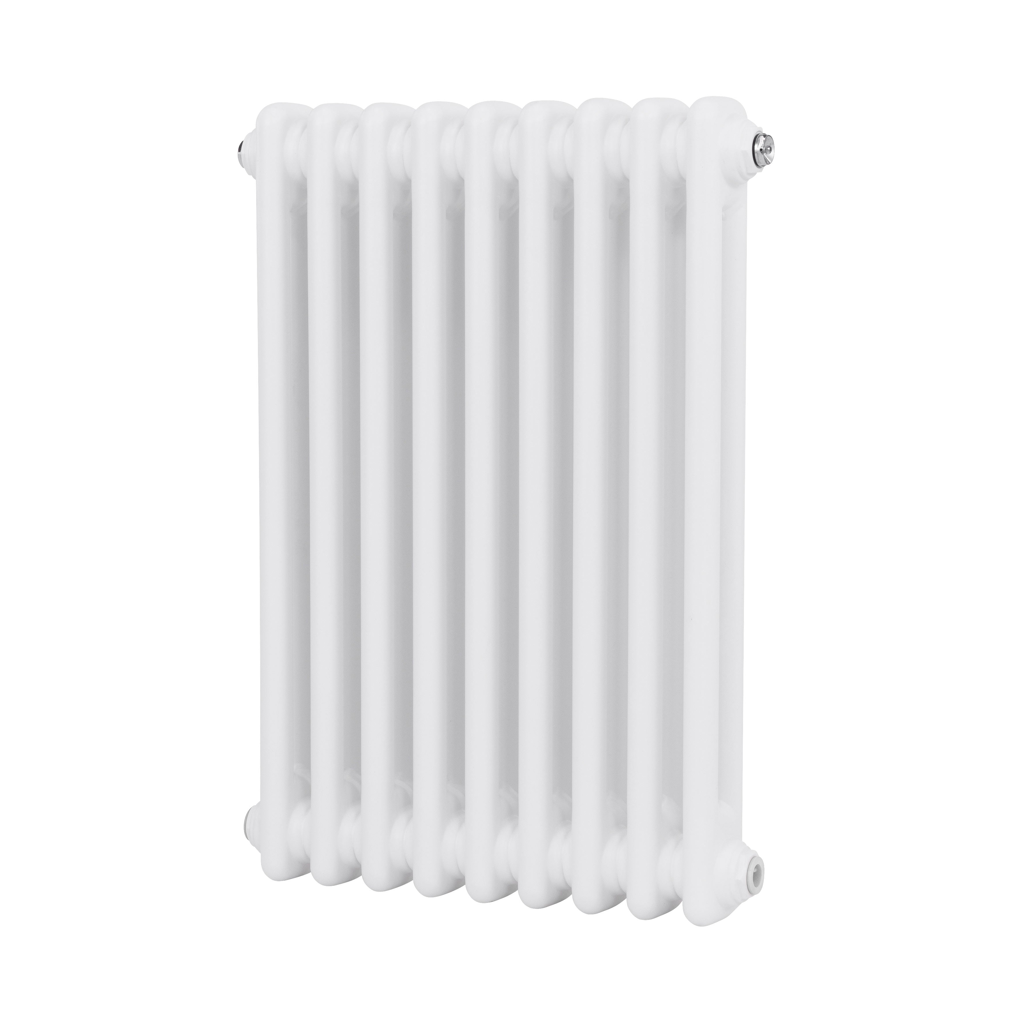 Baridi Horizontal Traditional 2 Column Radiator 600 x 427mm, White - DH366