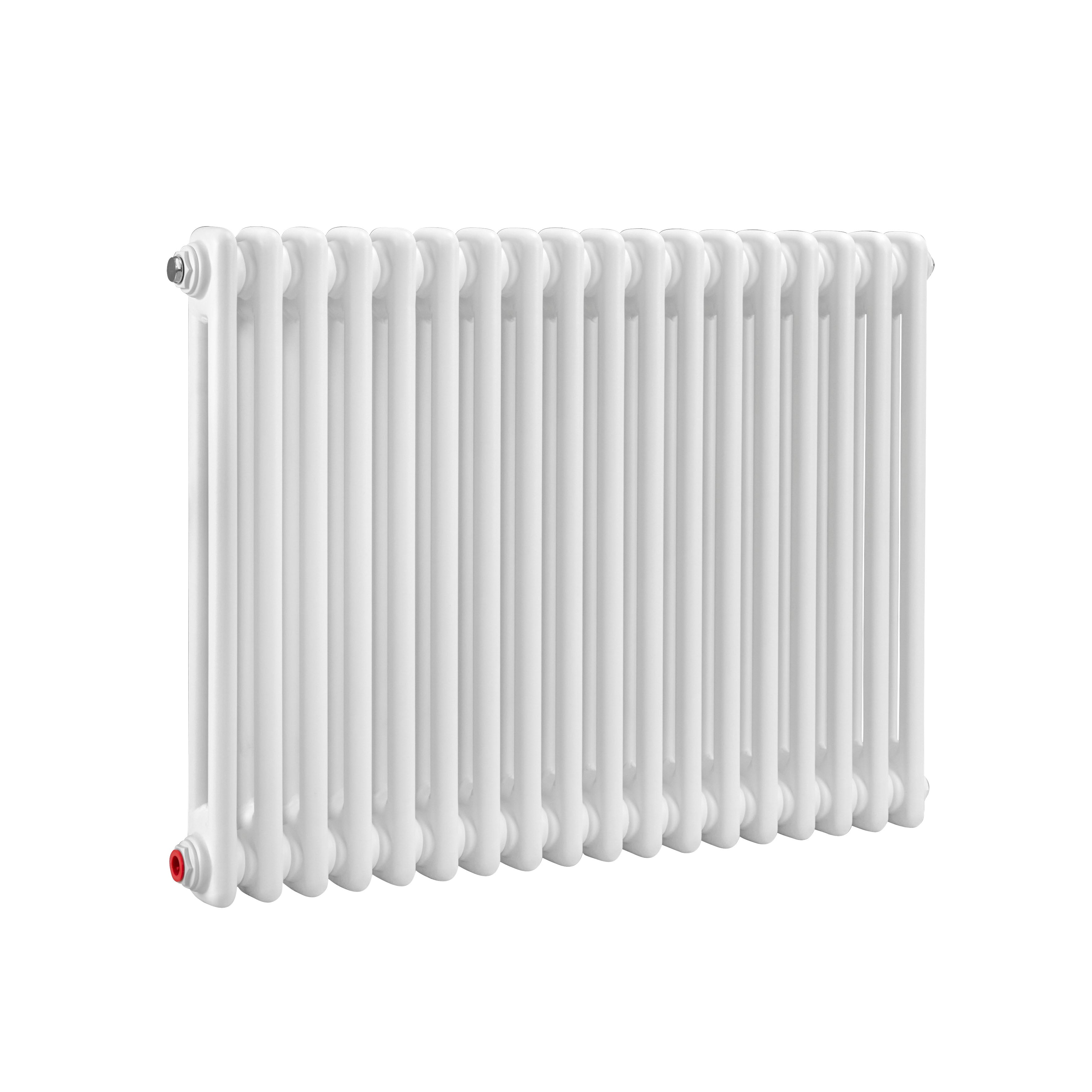 Horizontal Traditional 2 Column Radiator 600 x 832mm, White - DH368