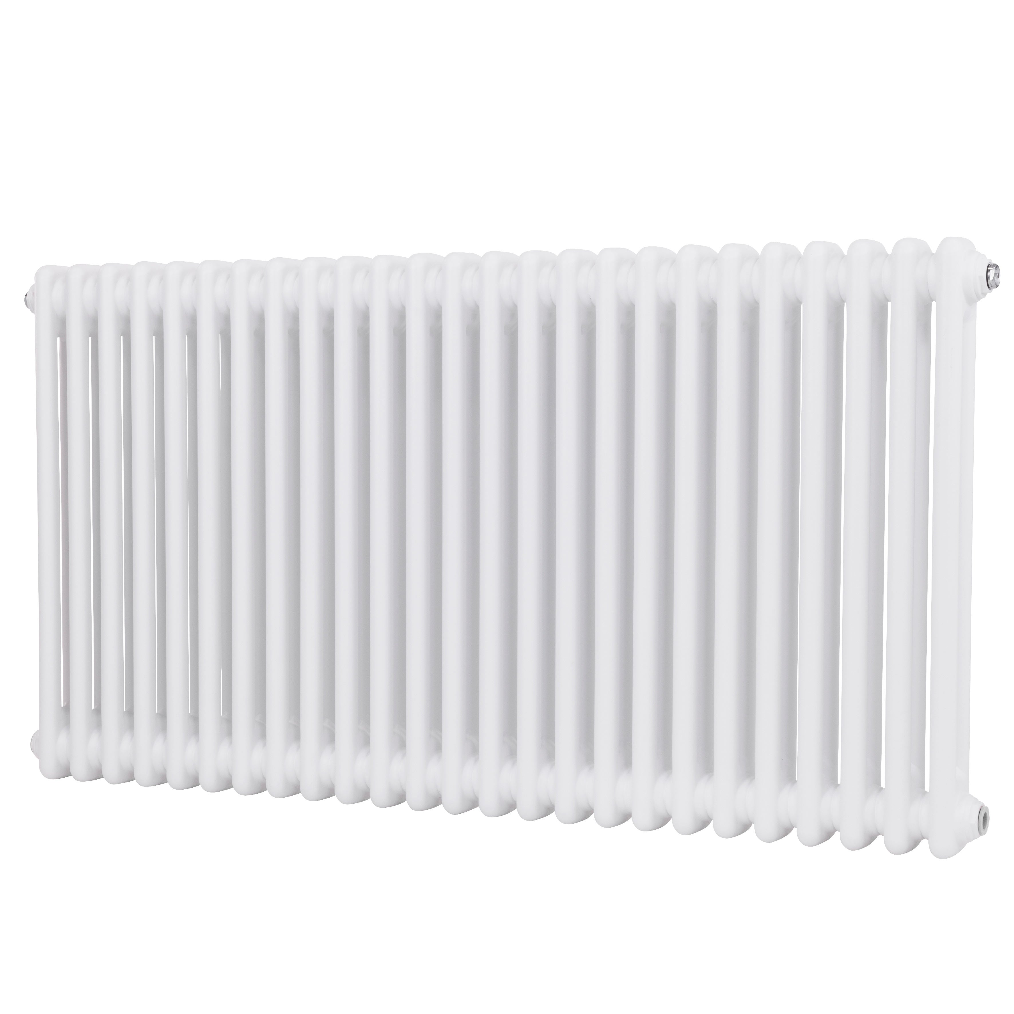 Baridi Horizontal Traditional 2 Column Radiator 600 x 1147mm, White - DH370