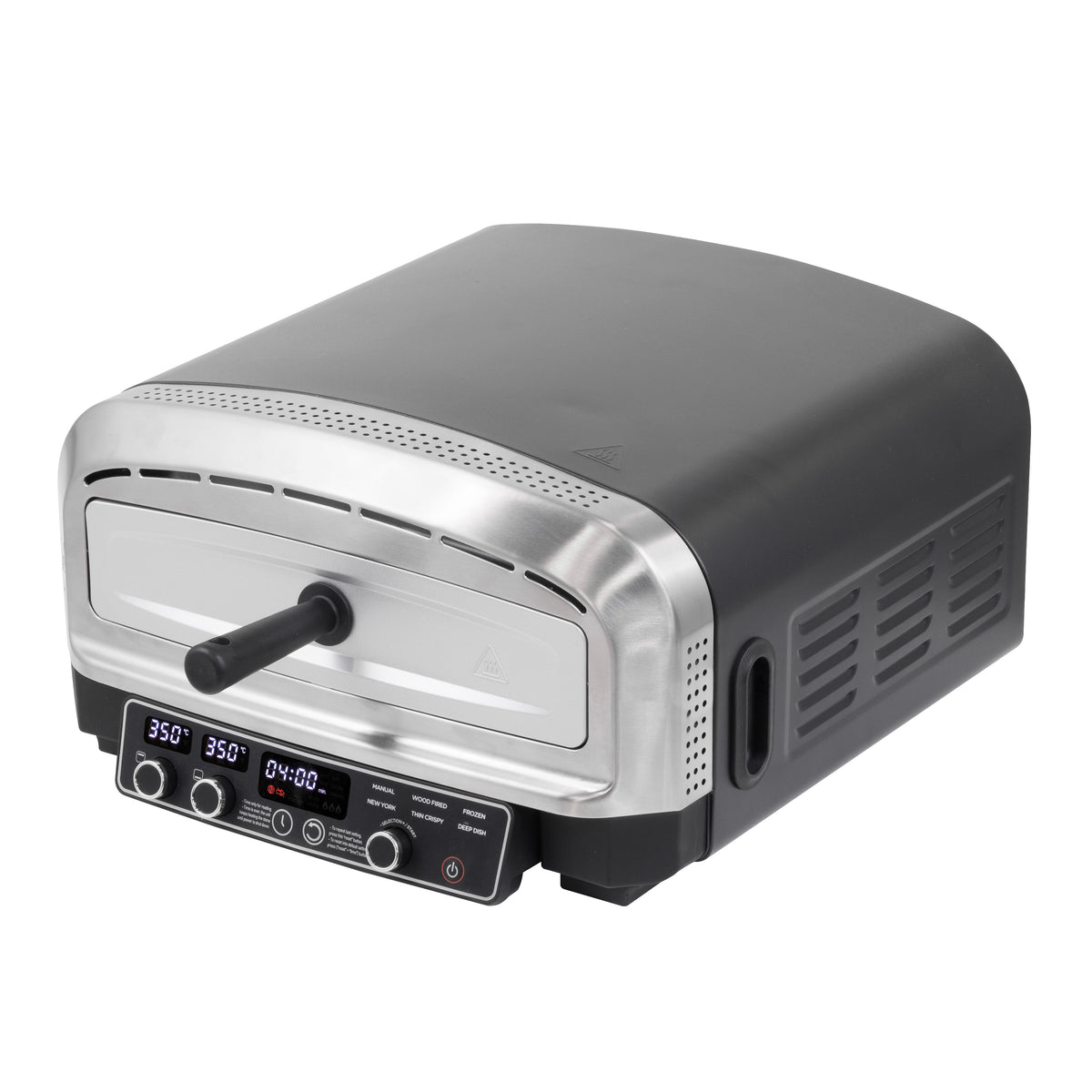 Baridi Electric Pizza Oven 14" with Pizza Peel, Black/Stainless Steel - DH377