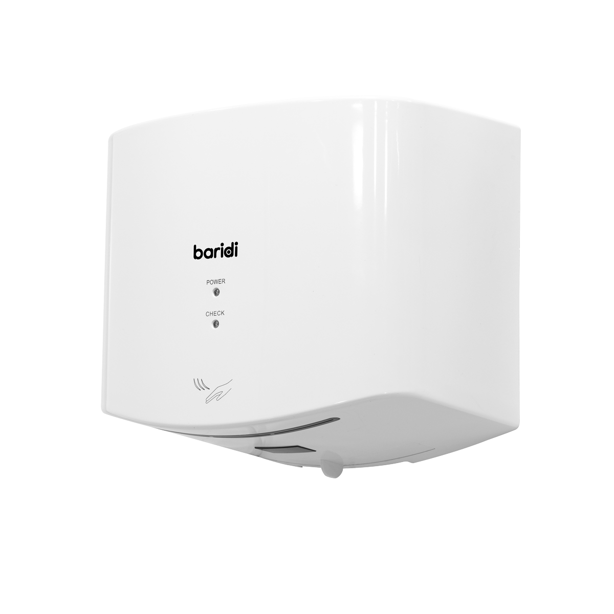 Baridi High Speed Hand Dryer with Auto-Sensor 1400-1650W, White - DH378
