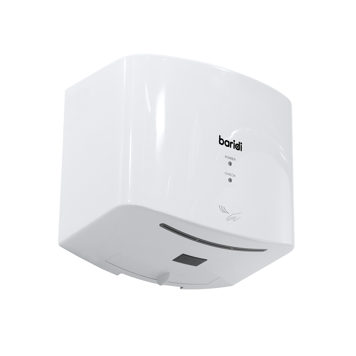 Baridi High Speed Hand Dryer with Auto-Sensor 1400-1650W, White - DH378