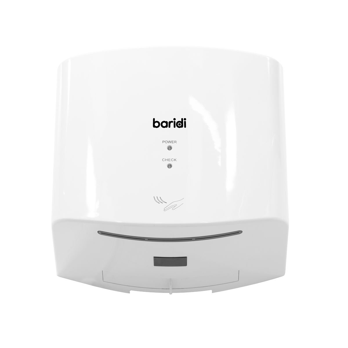 Baridi High Speed Hand Dryer with Auto-Sensor 1400-1650W, White - DH378