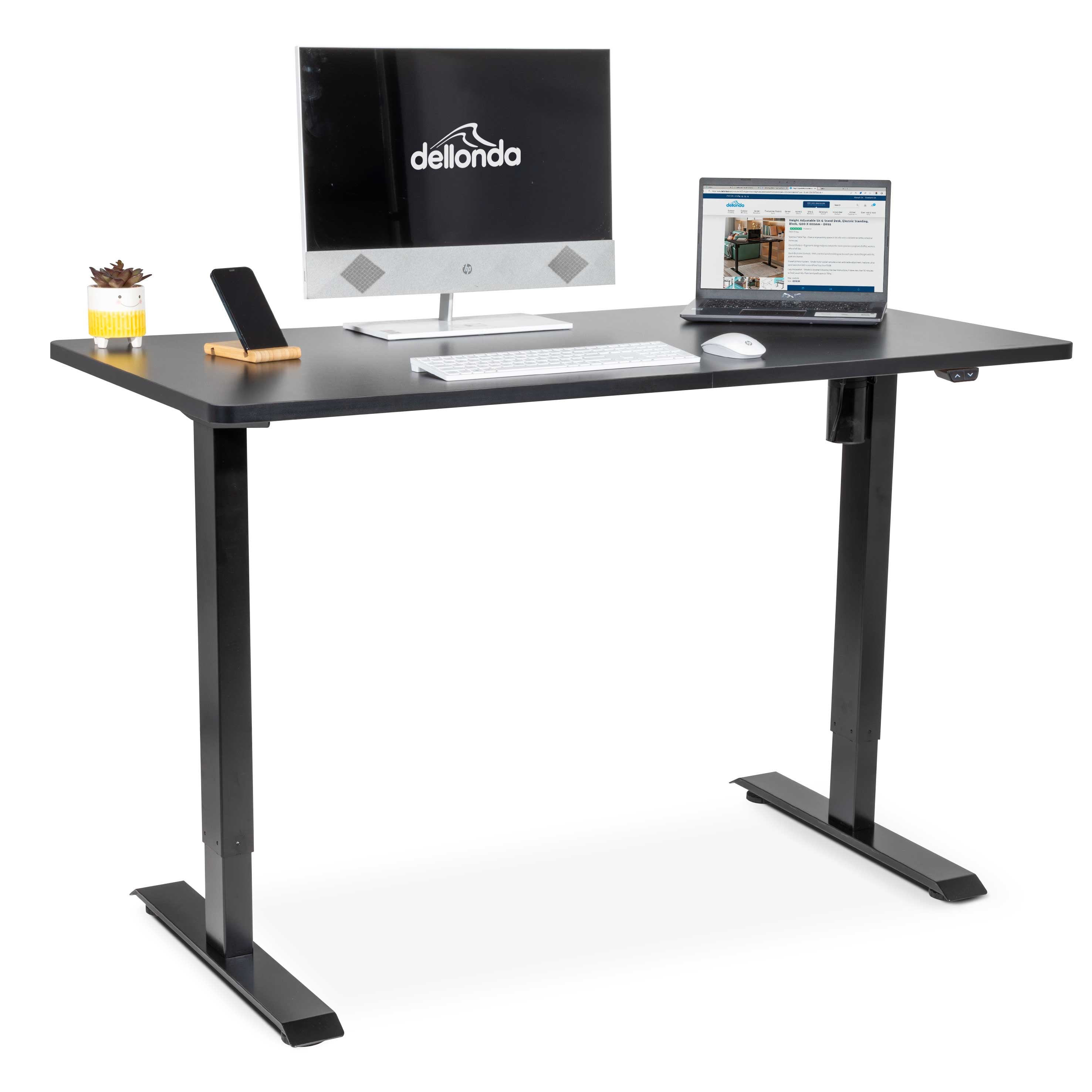 Dellonda DH38 Adjustable Desk Full - contents