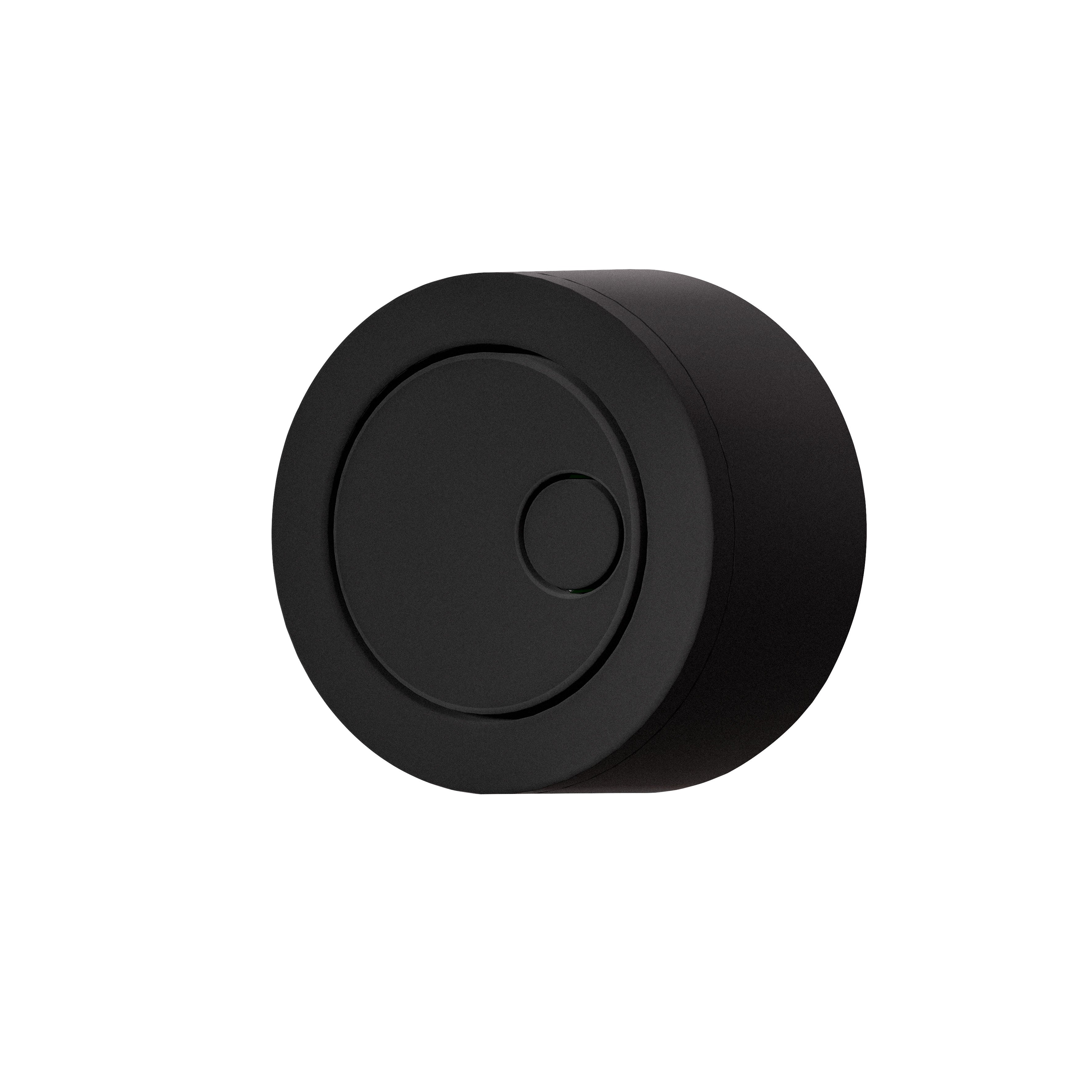 Baridi Matt Black Flush Button for Cabinet-Style Cistern - DH409