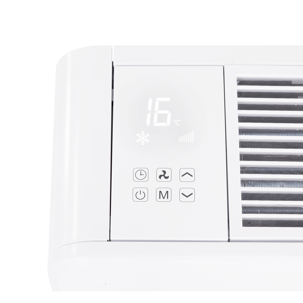 Baridi 4-in-1 Smart Monobloc Wall-Mounting Air Conditioning Unit 12,000Btu/hr, White - DH433