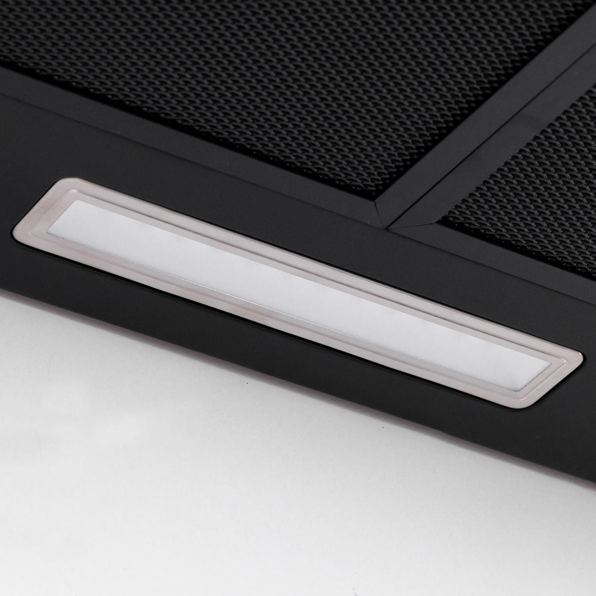 Baridi 60cm Chimney Style Cooker Hood with Carbon Filters, Matt Black - DH451