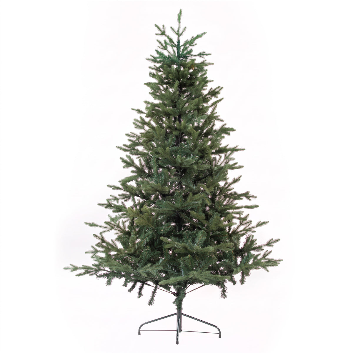 Artificial Hinged Christmas Tree, 7ft/210cm with 1400+ PE Tips & PVC Interior - DH46
