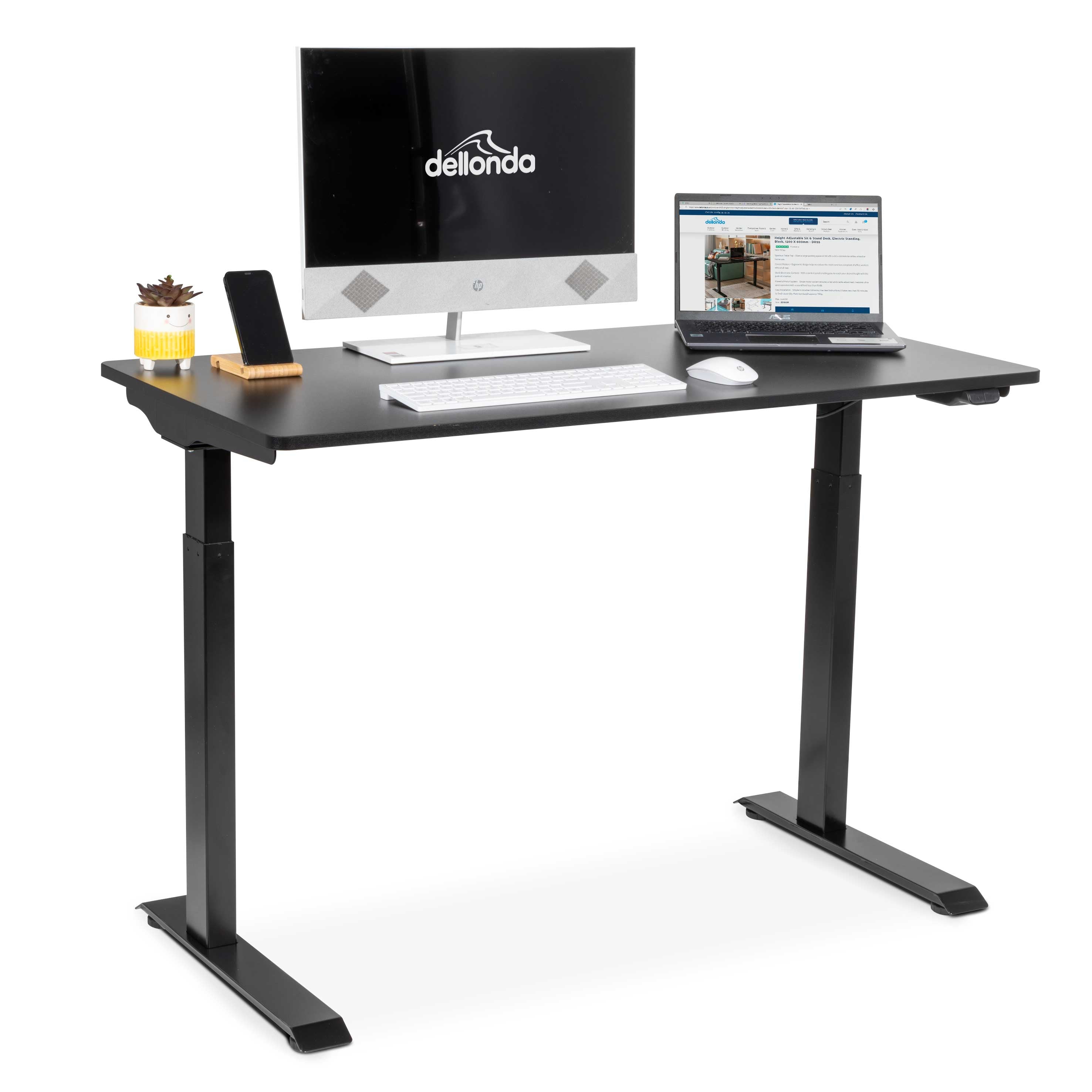 Dellonda DH55 Adjustable Desk Full - contents