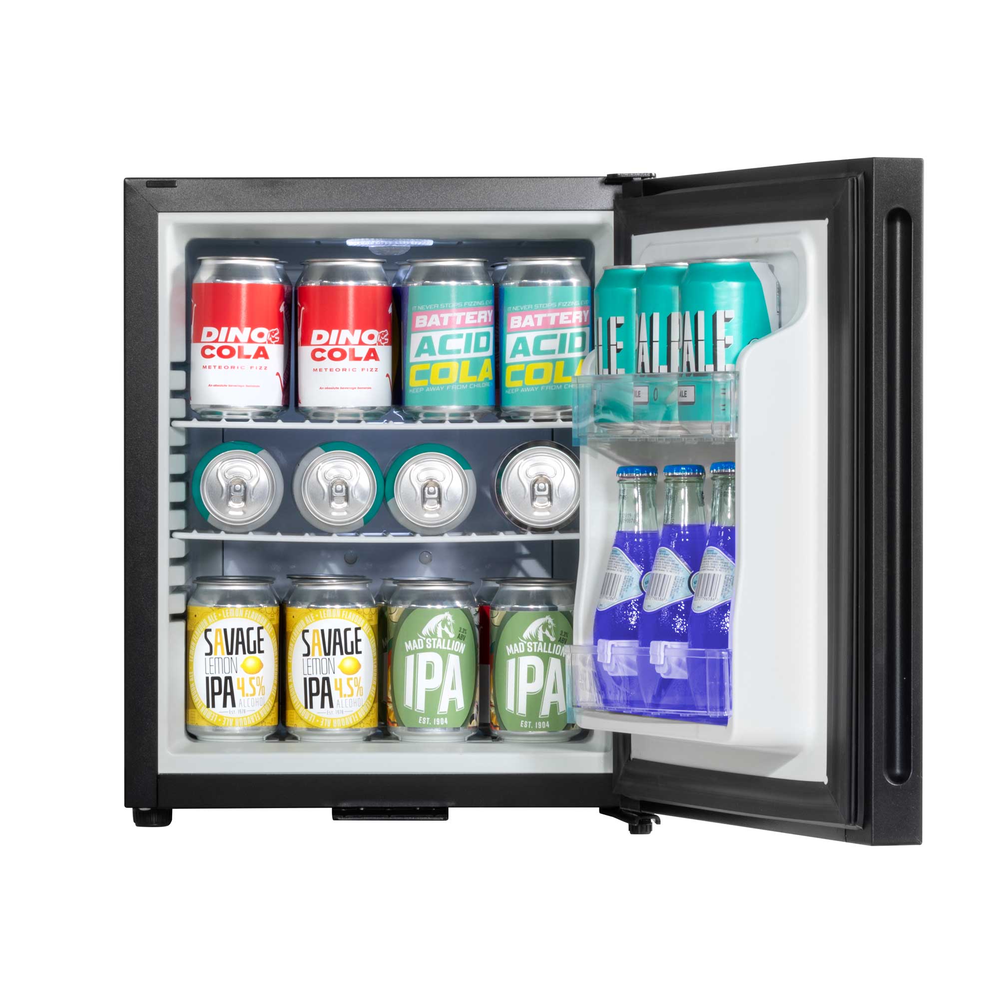 Baridi DH57 Drinks Fridge Open - full