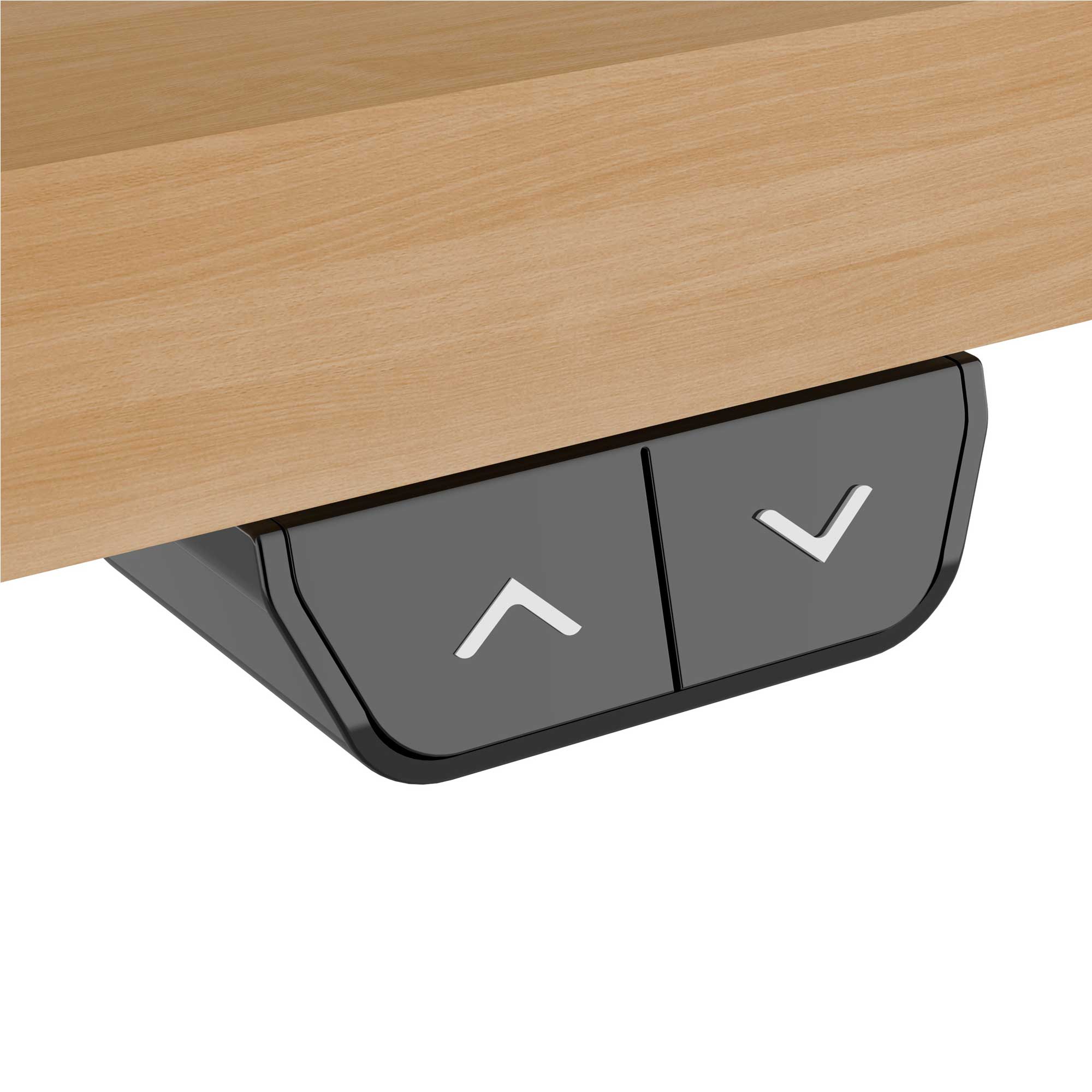 Dellonda DH68 Adjustable Desk Action shot - controls