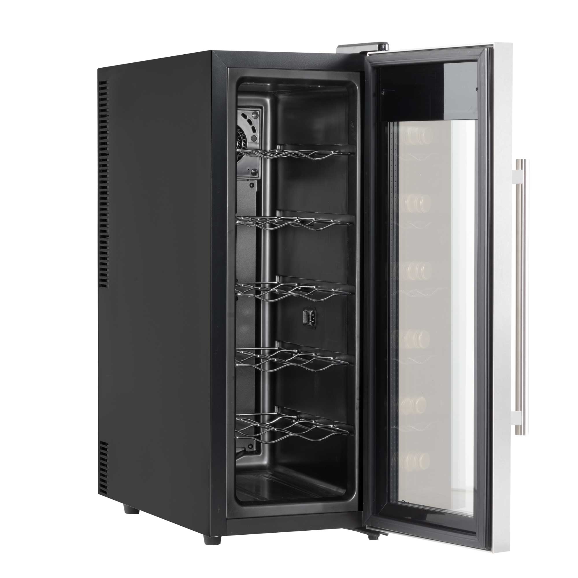 Baridi DH74 Wine Fridges Open - empty