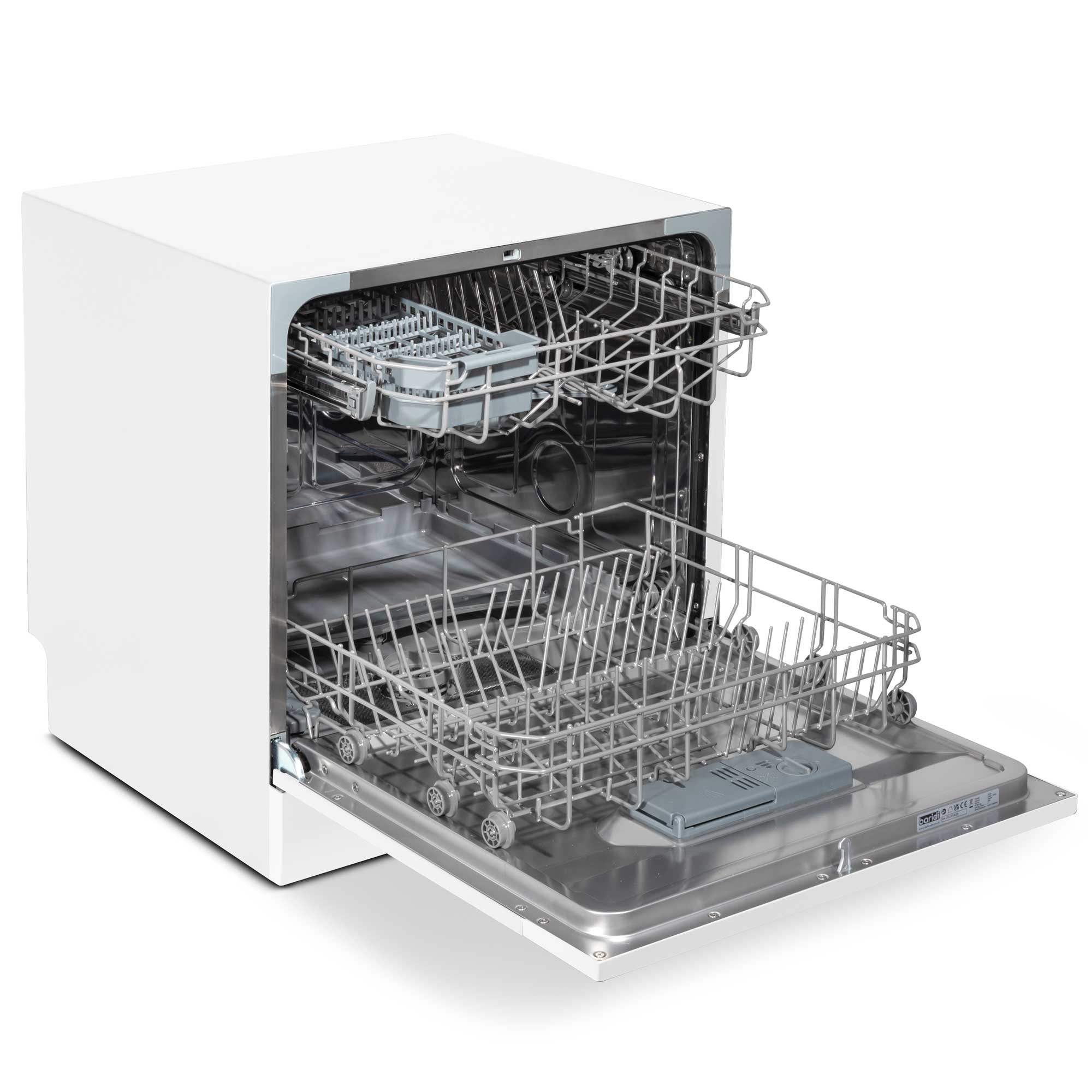 Baridi DH86 Tabletop Dishwasher Open - empty - high