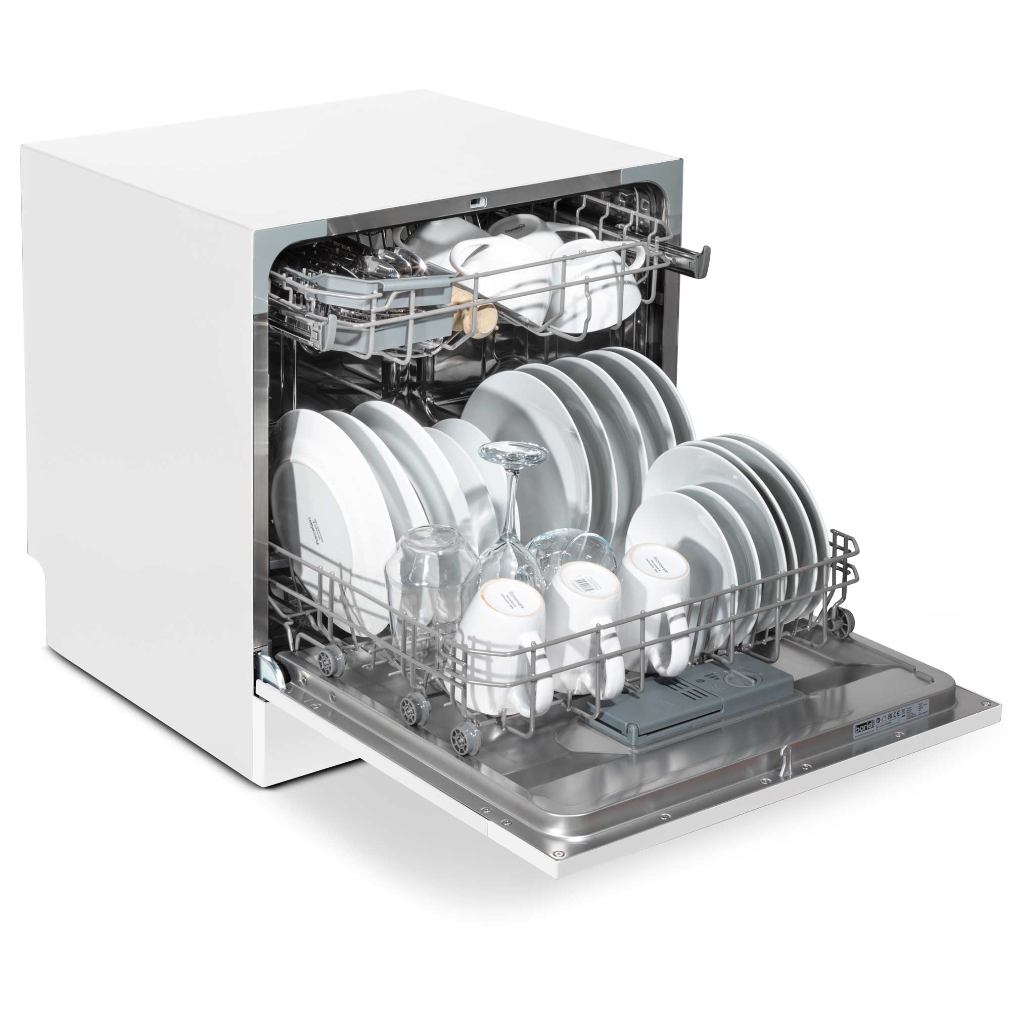 Baridi DH86 Tabletop Dishwasher Open - full - high