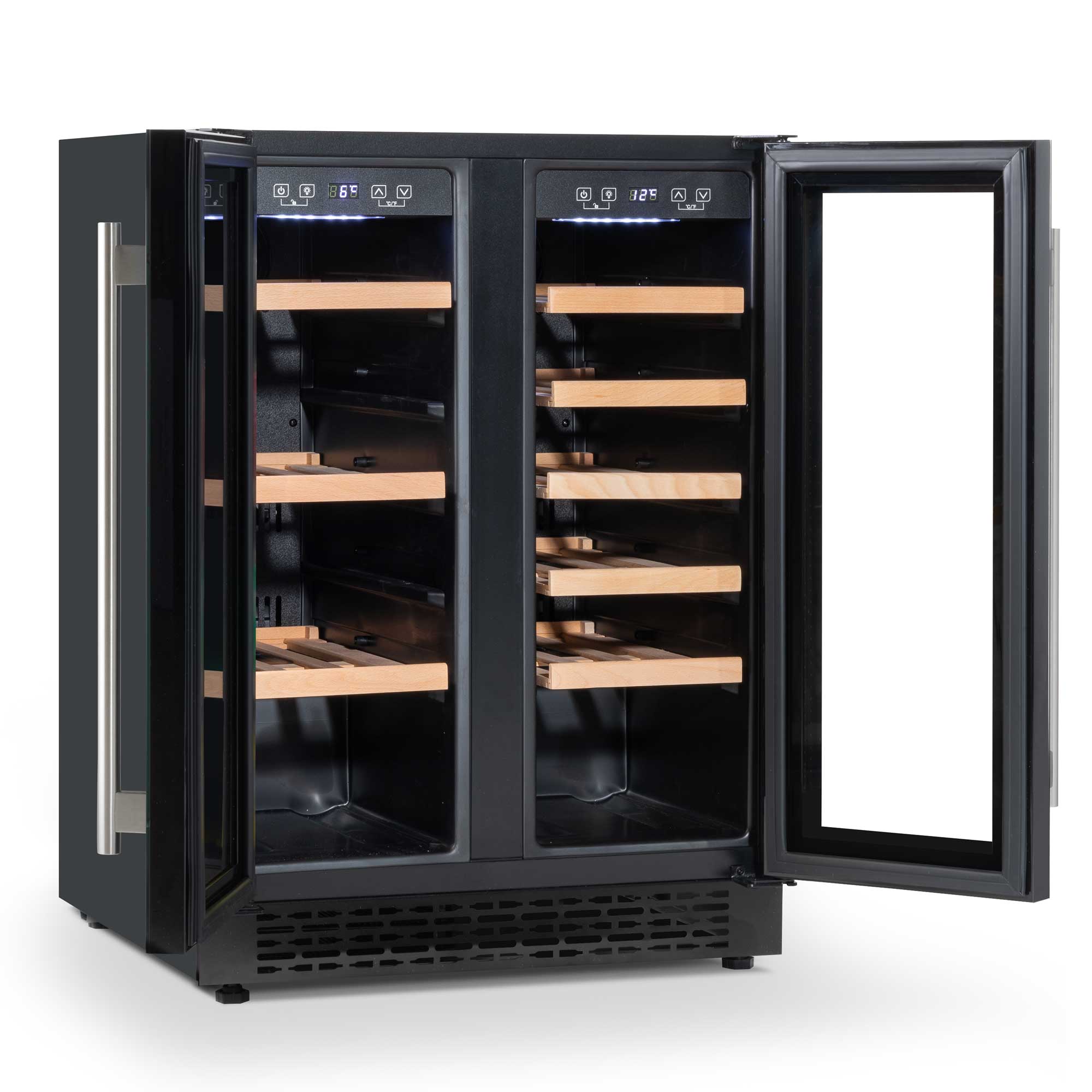 Baridi DH96 Wine Fridges Open - empty - 2023