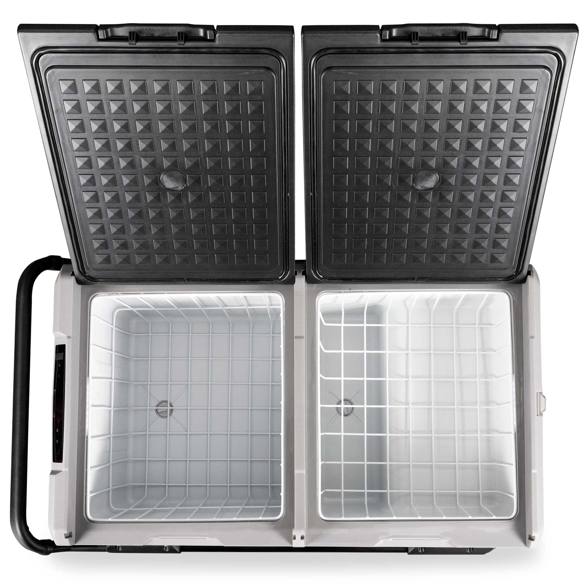 Dellonda DL128 Car Fridge Open - top - view