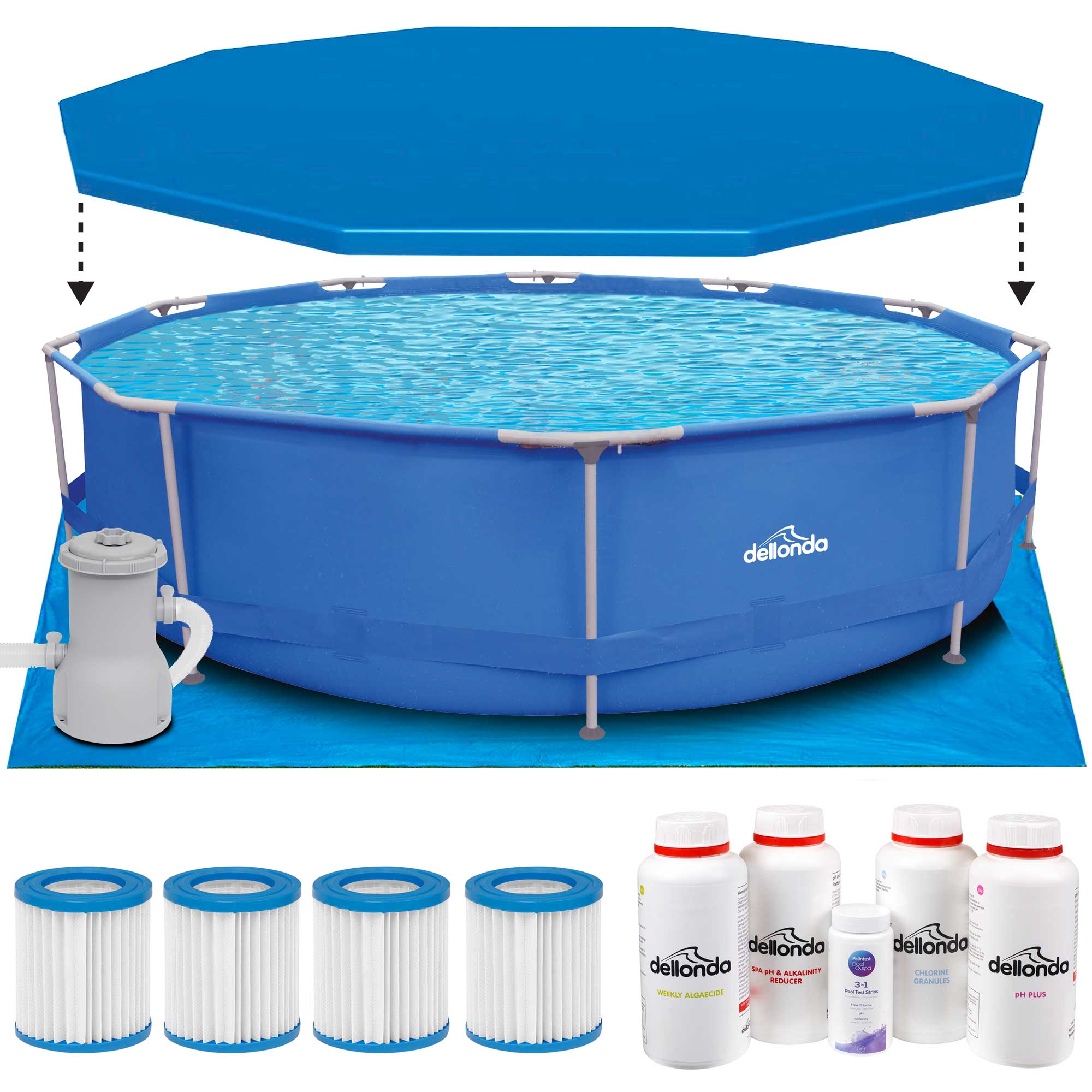 Dellonda DL138 Steel Frame Pools Primary product image
