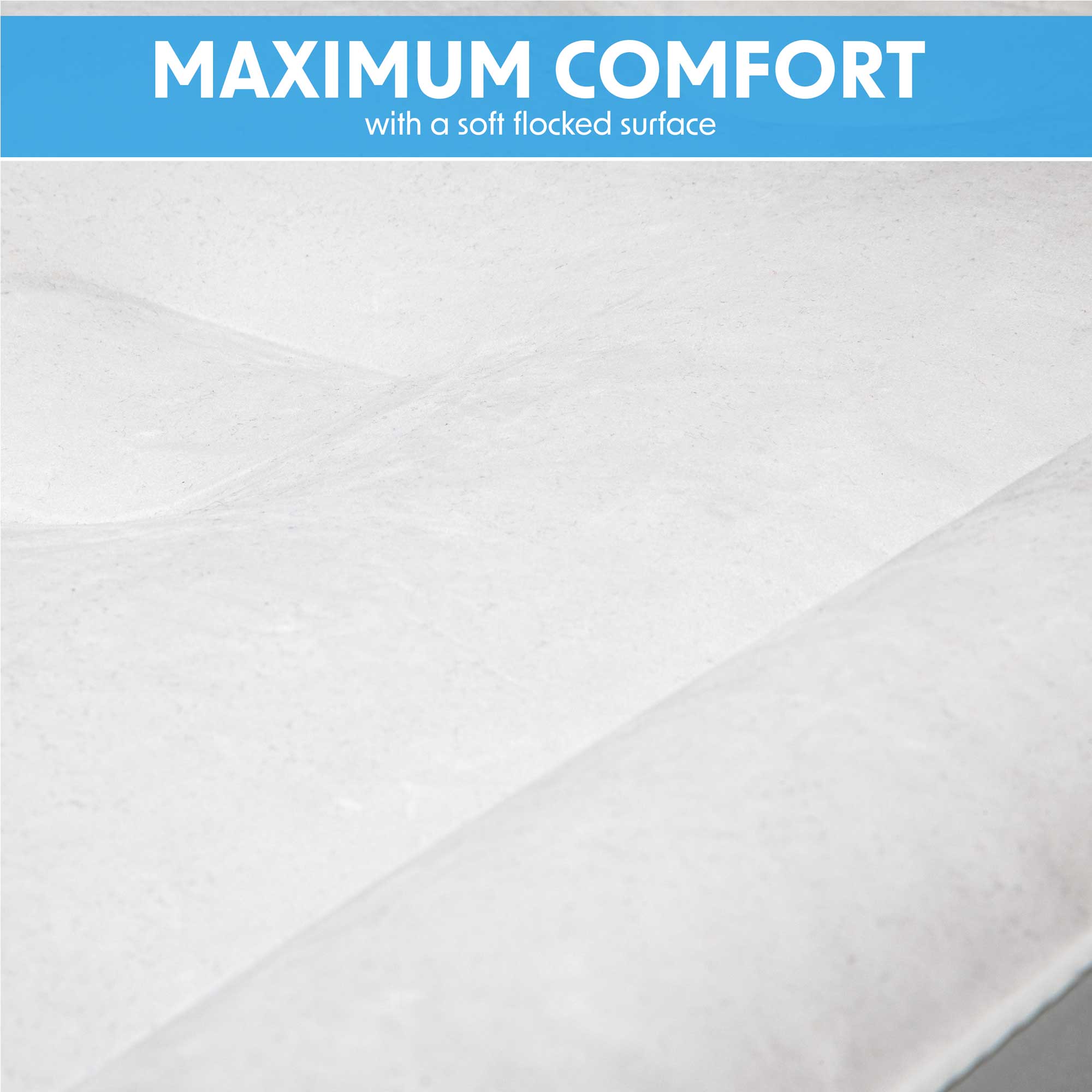 Dellonda DL145 Air Beds Action shot - soft - material - infogrpahic