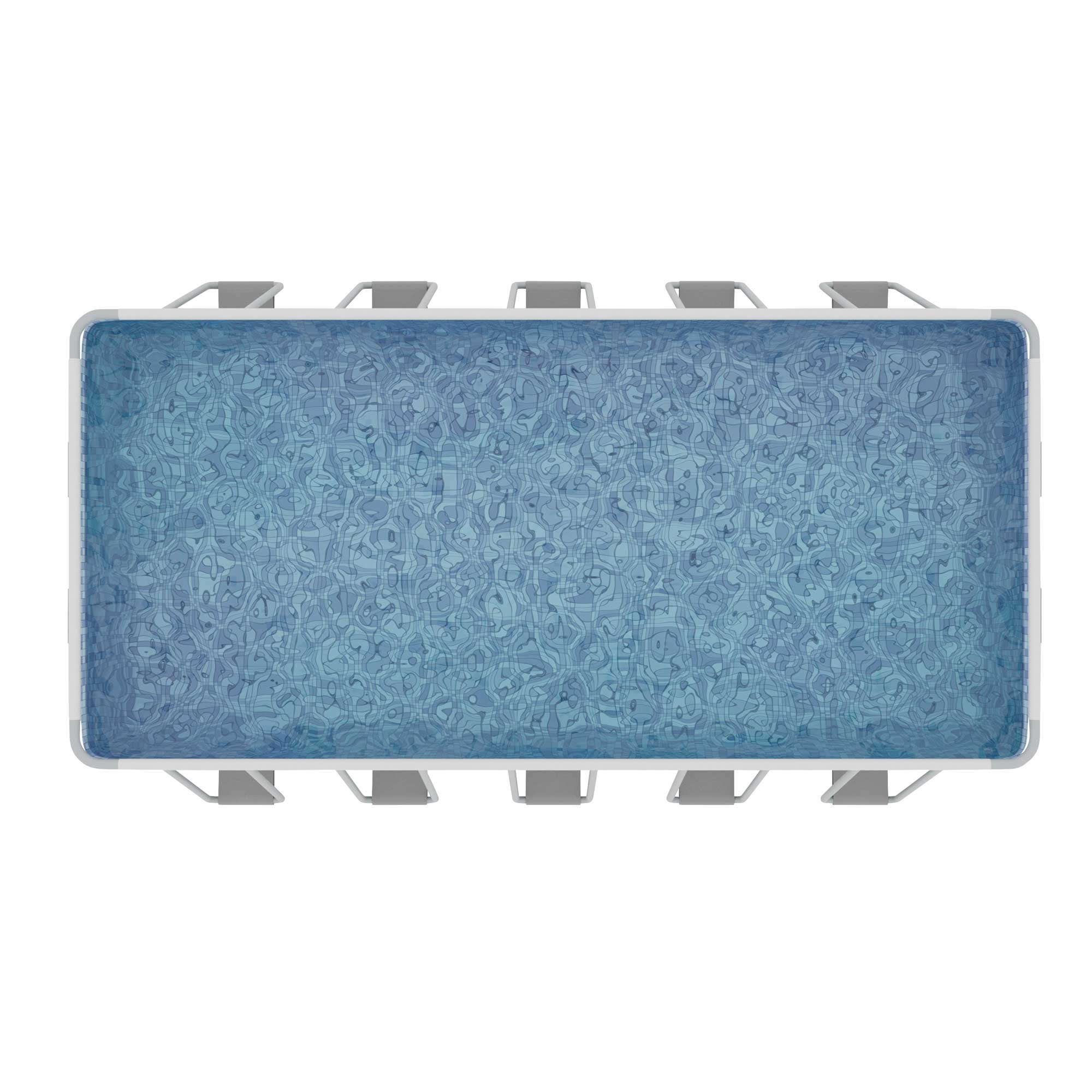 Dellonda DL150 Steel Frame Pools Top - view