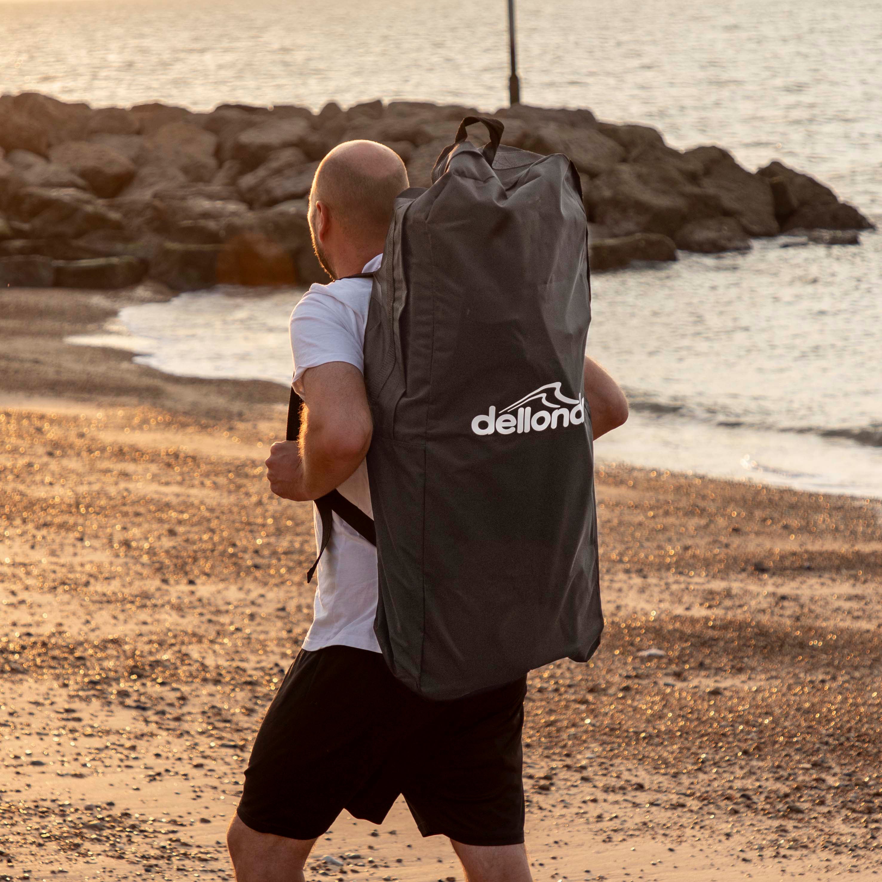 Dellonda DL152 Paddle Board Action shot - bag