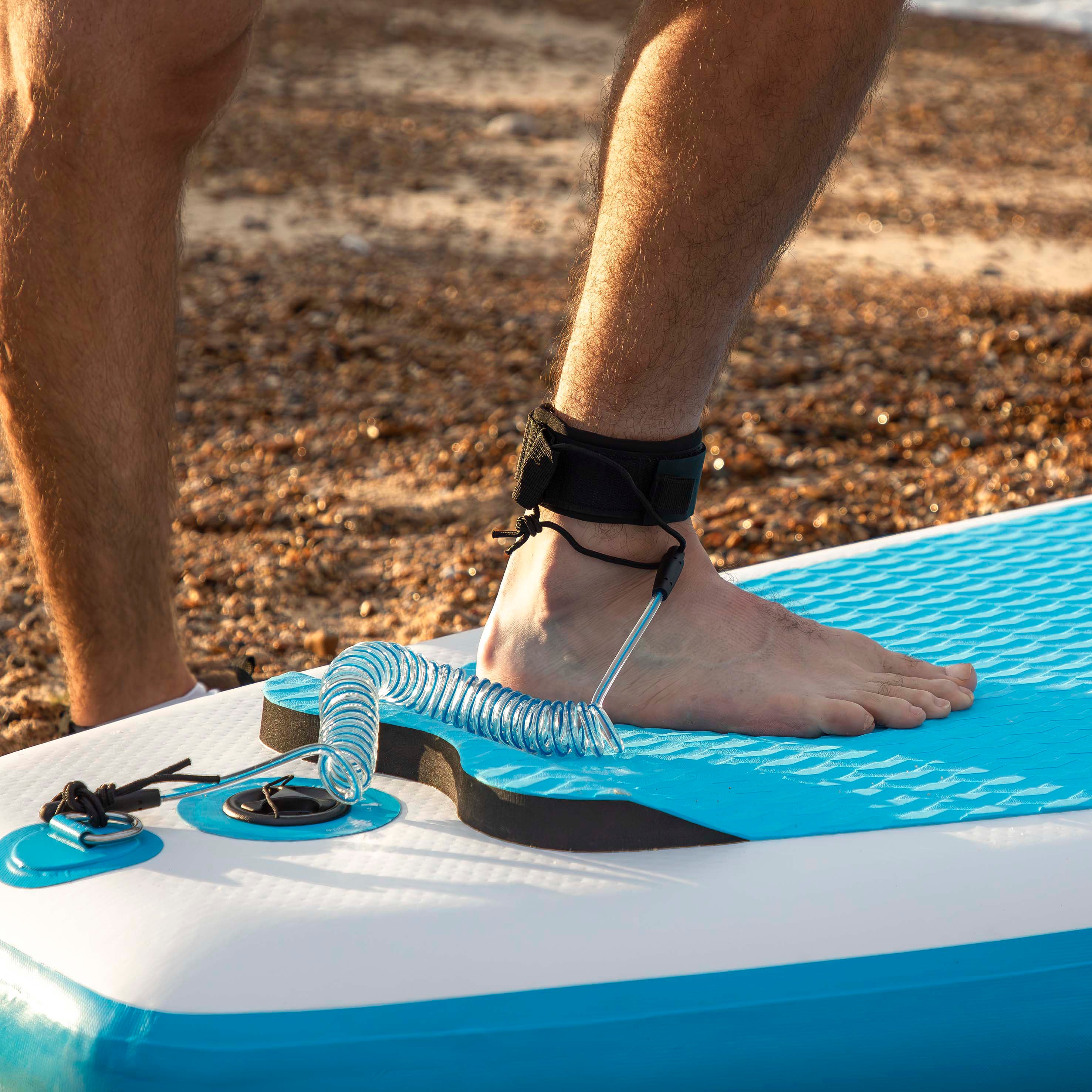 Dellonda DL152 Paddle Board Action shot - foot - strap