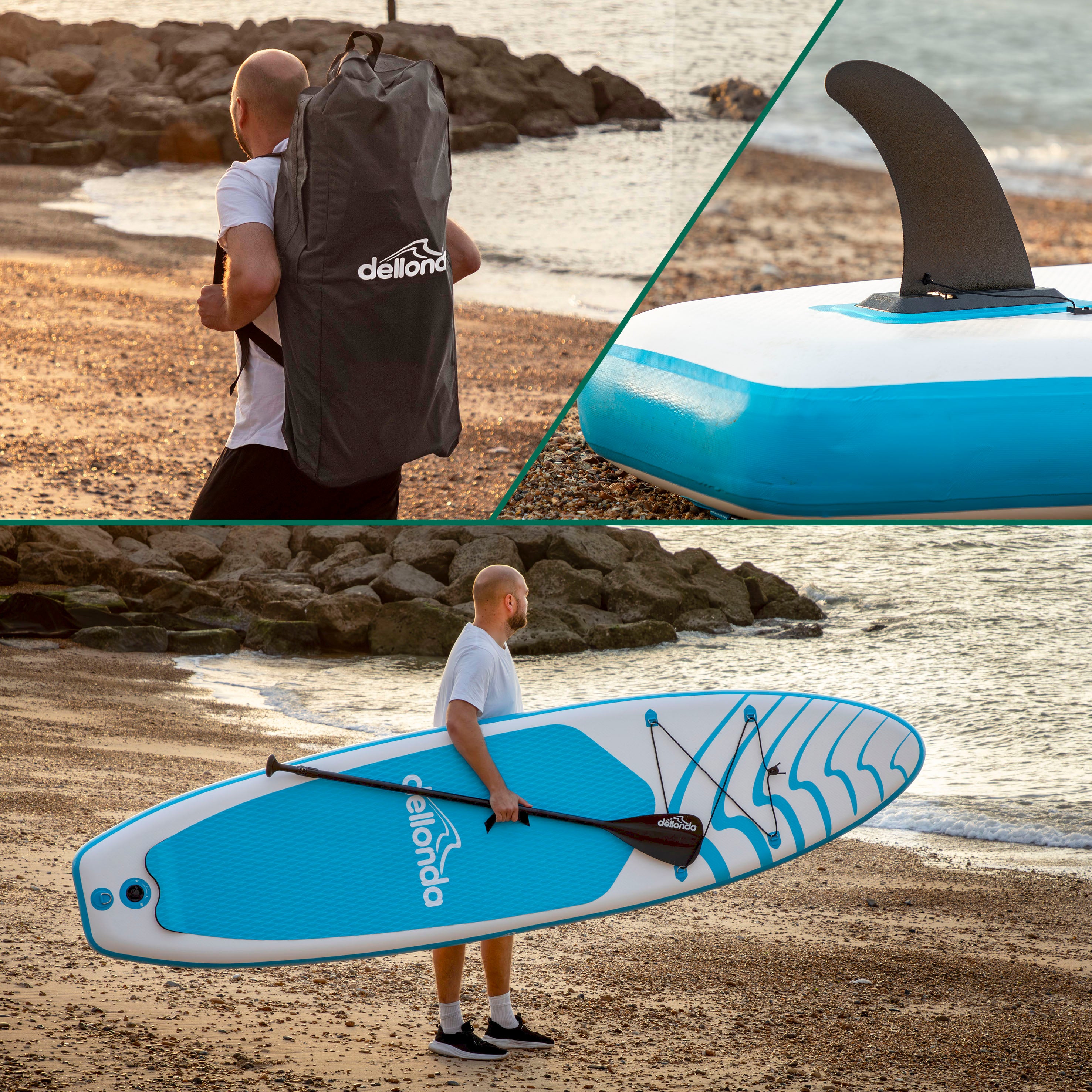 Dellonda DL152 Paddle Board Multi - image - infogprahic