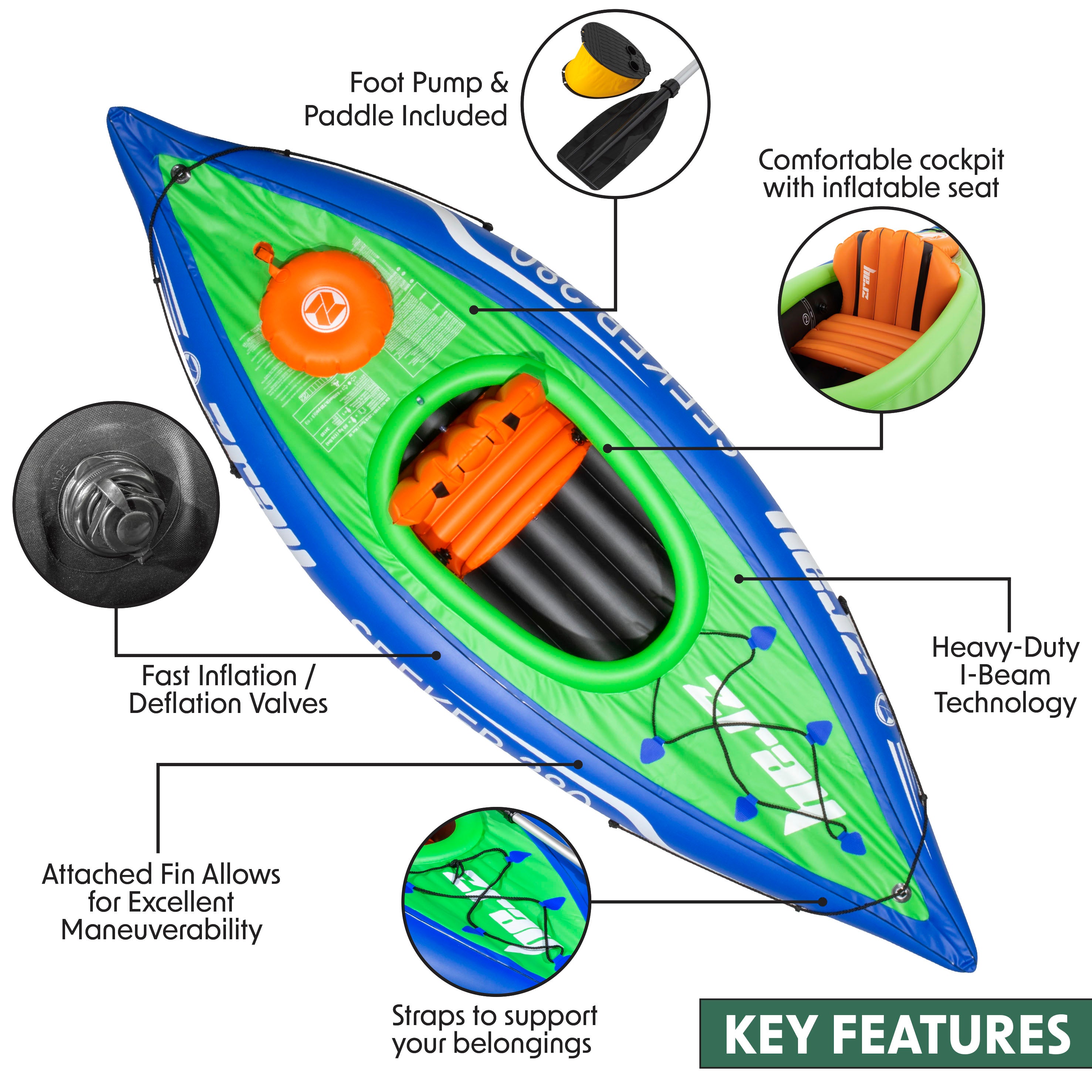 Dellonda DL154 Kayak Action shot - feature - tile