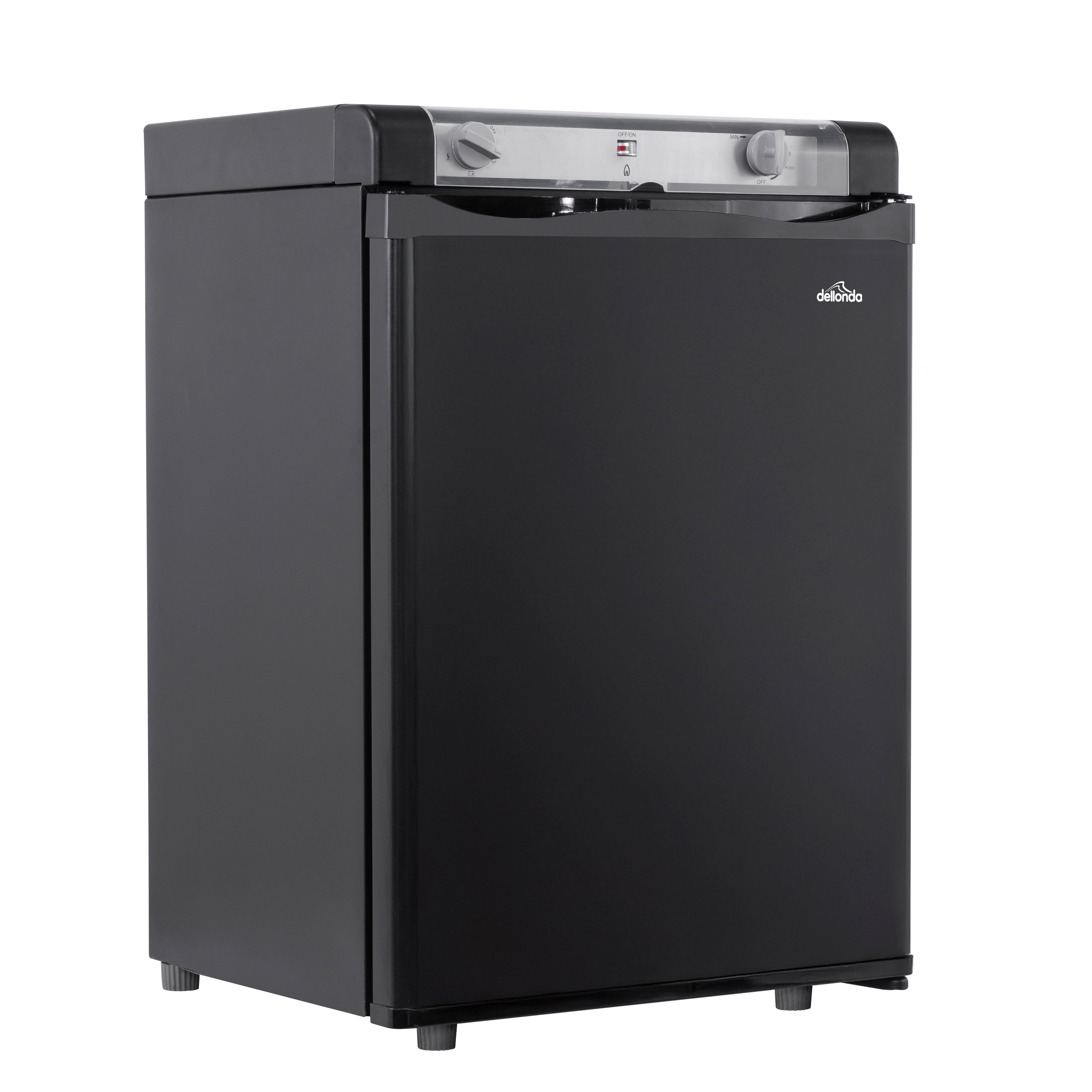 Dellonda, 3 Way Fridge, Gas/12V/230V, 60L, Camping, Motorhome, Truck, Black, DL159