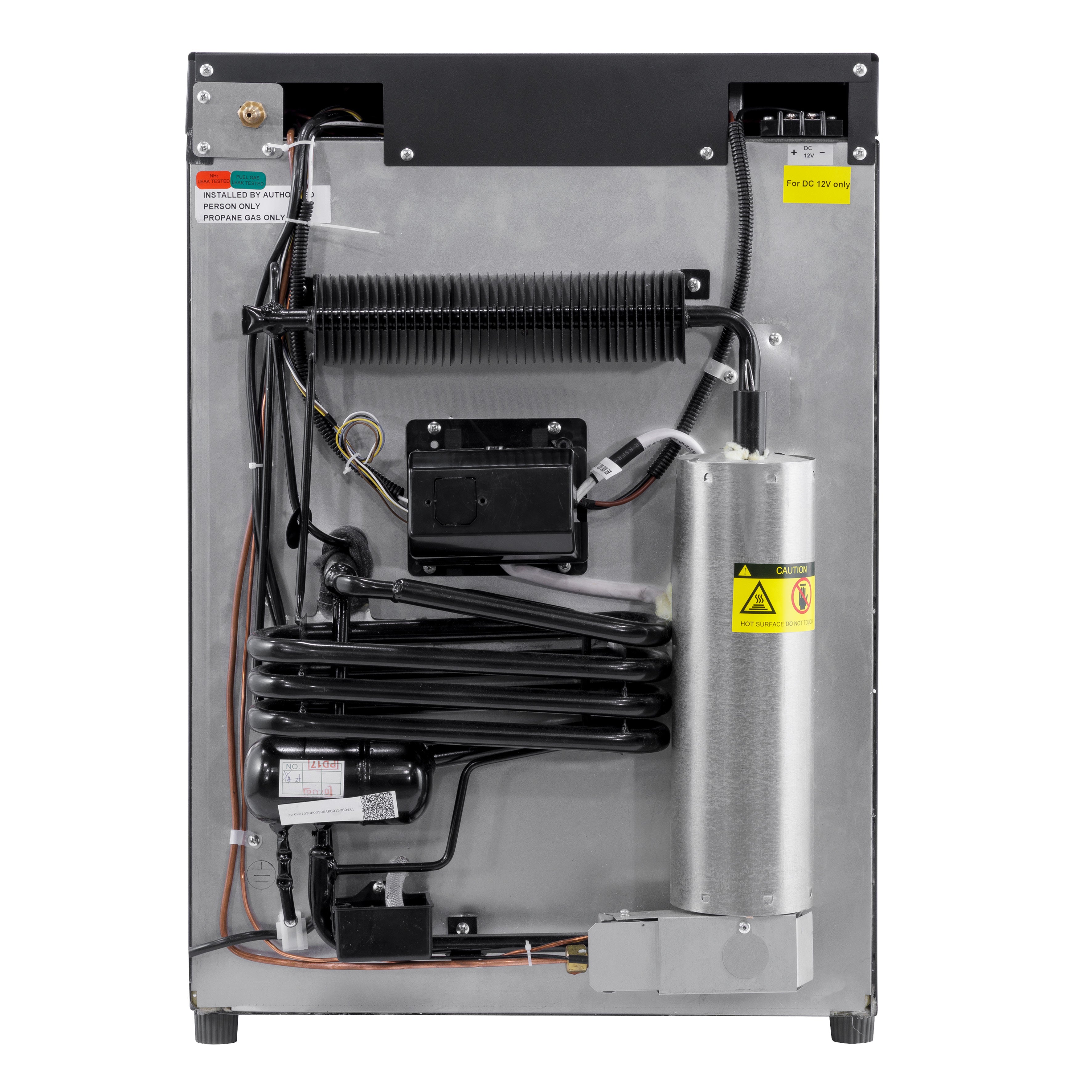 Dellonda, 3 Way Fridge, Gas/12V/230V, 60L, Camping, Motorhome, Truck, Black, DL159