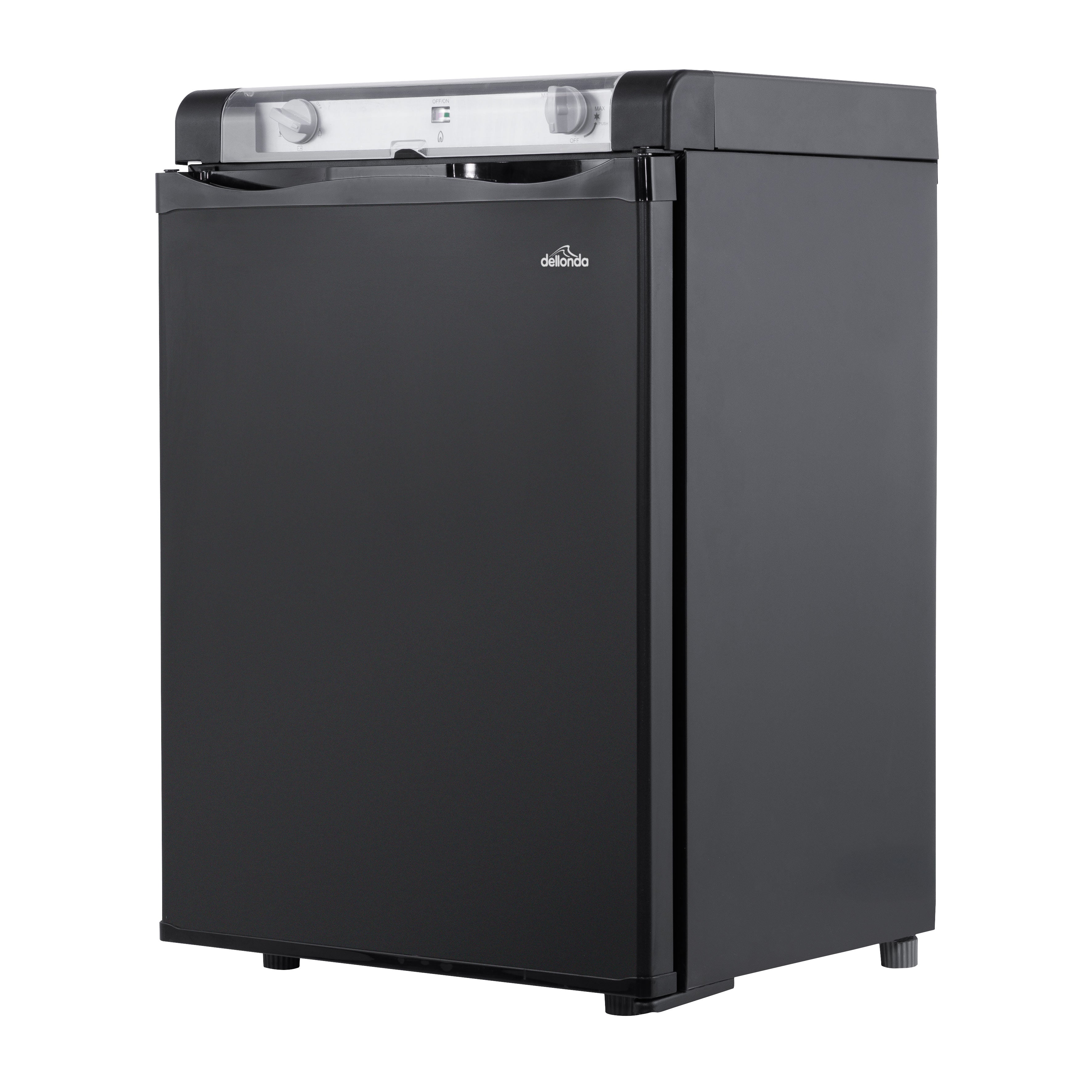 Dellonda, 3 Way Fridge, Gas/12V/230V, 60L, Camping, Motorhome, Truck, Black, DL159