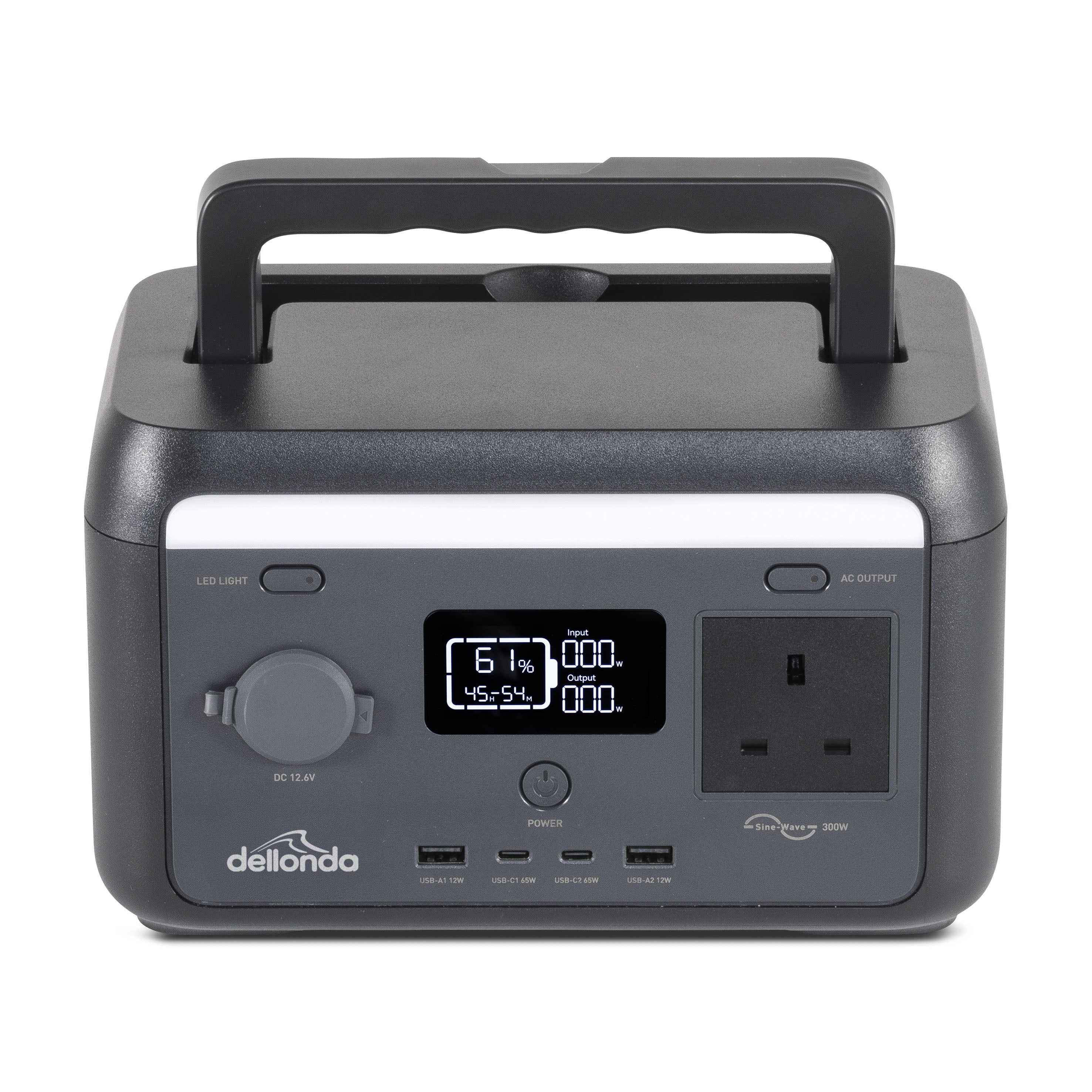Dellonda DL160 Power Station Straight on - high - angle