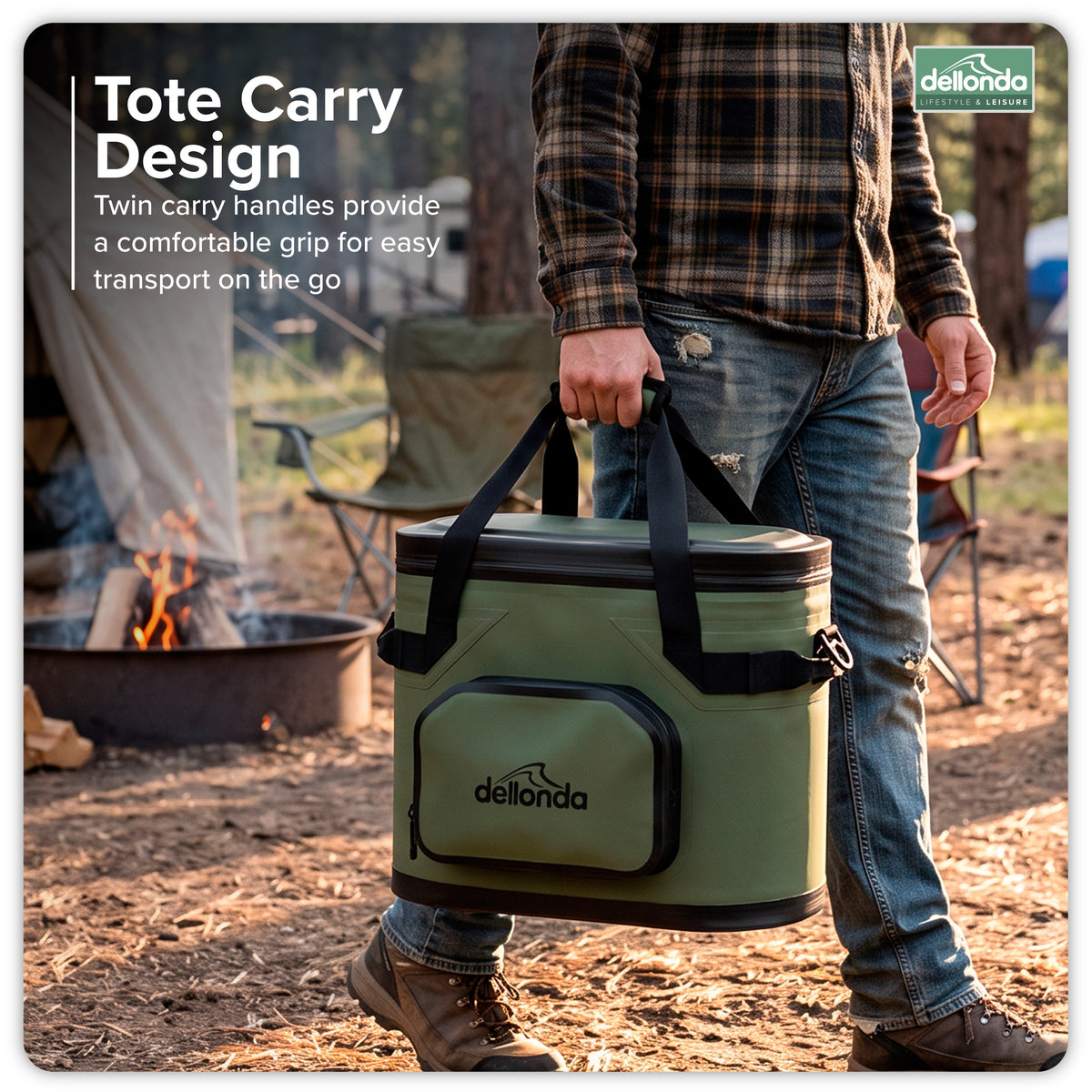 Insulated Cool Bag Tote 19L with 30 Can Capacity - DL184