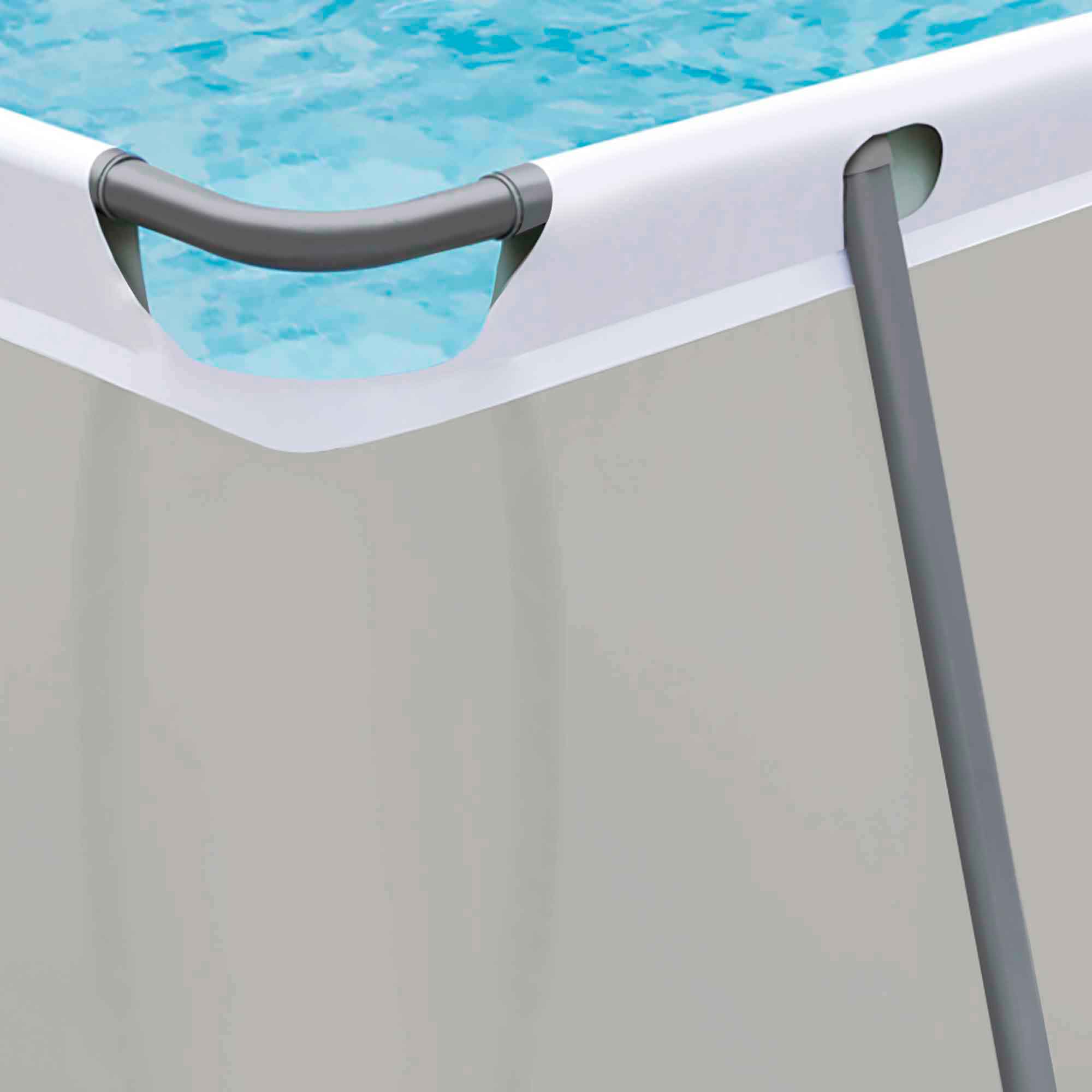 Dellonda DL21 Steel Frame Pools Action shot - close - material