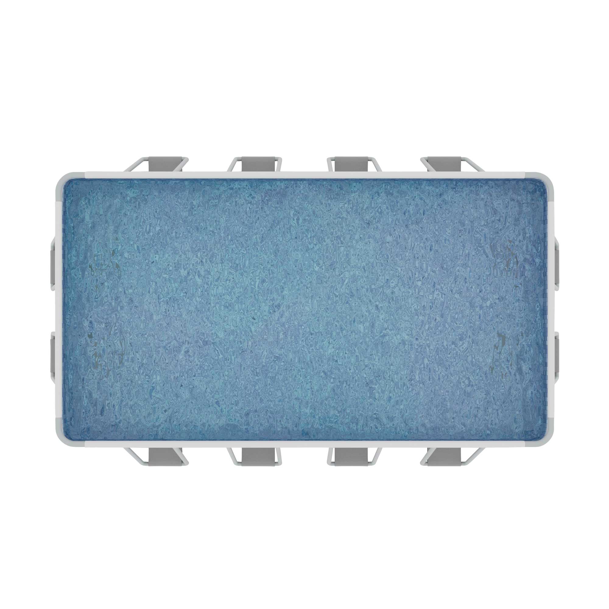 Dellonda DL22 Steel Frame Pools Top - view