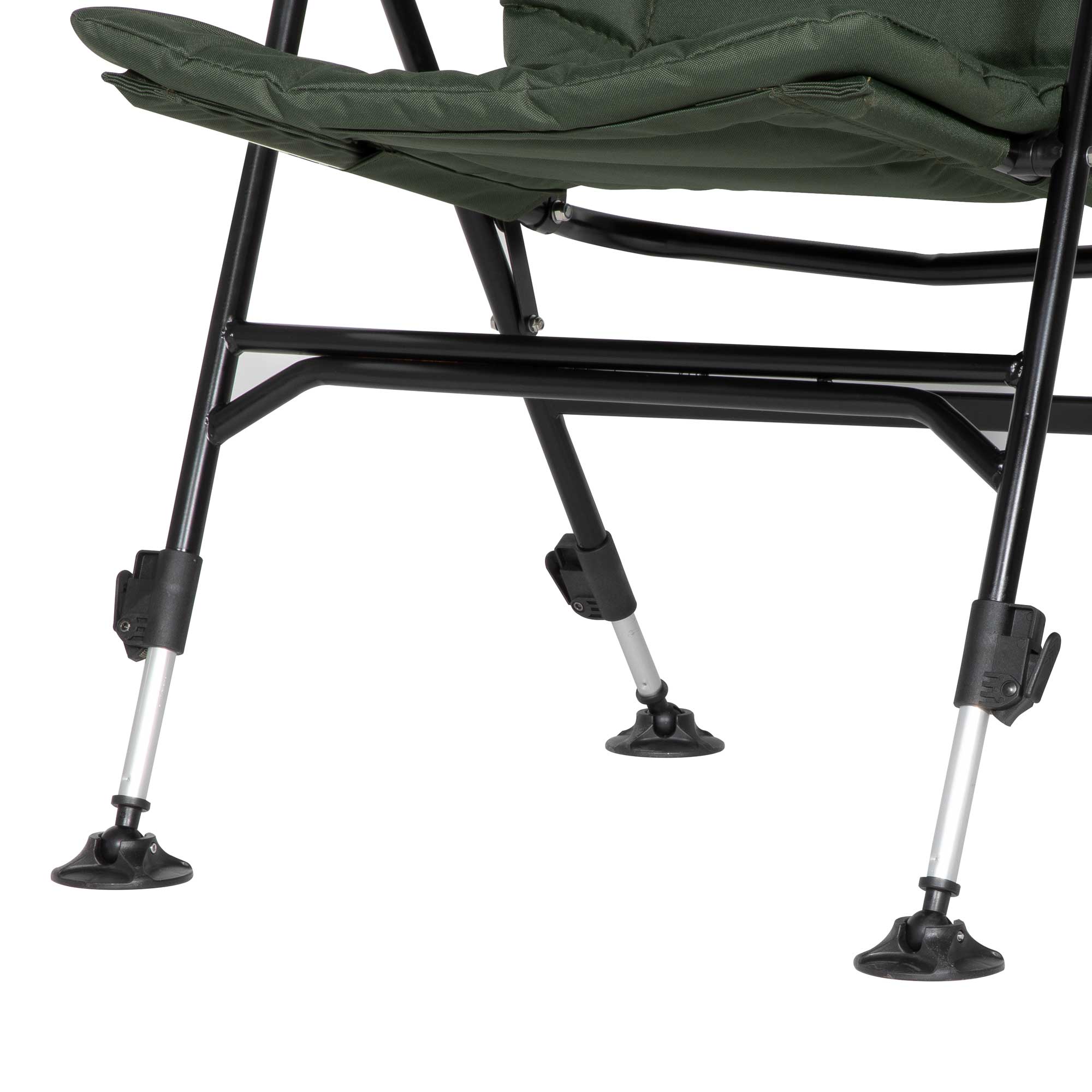Dellonda DL74 Fishing Chair Action shot - raised - legs