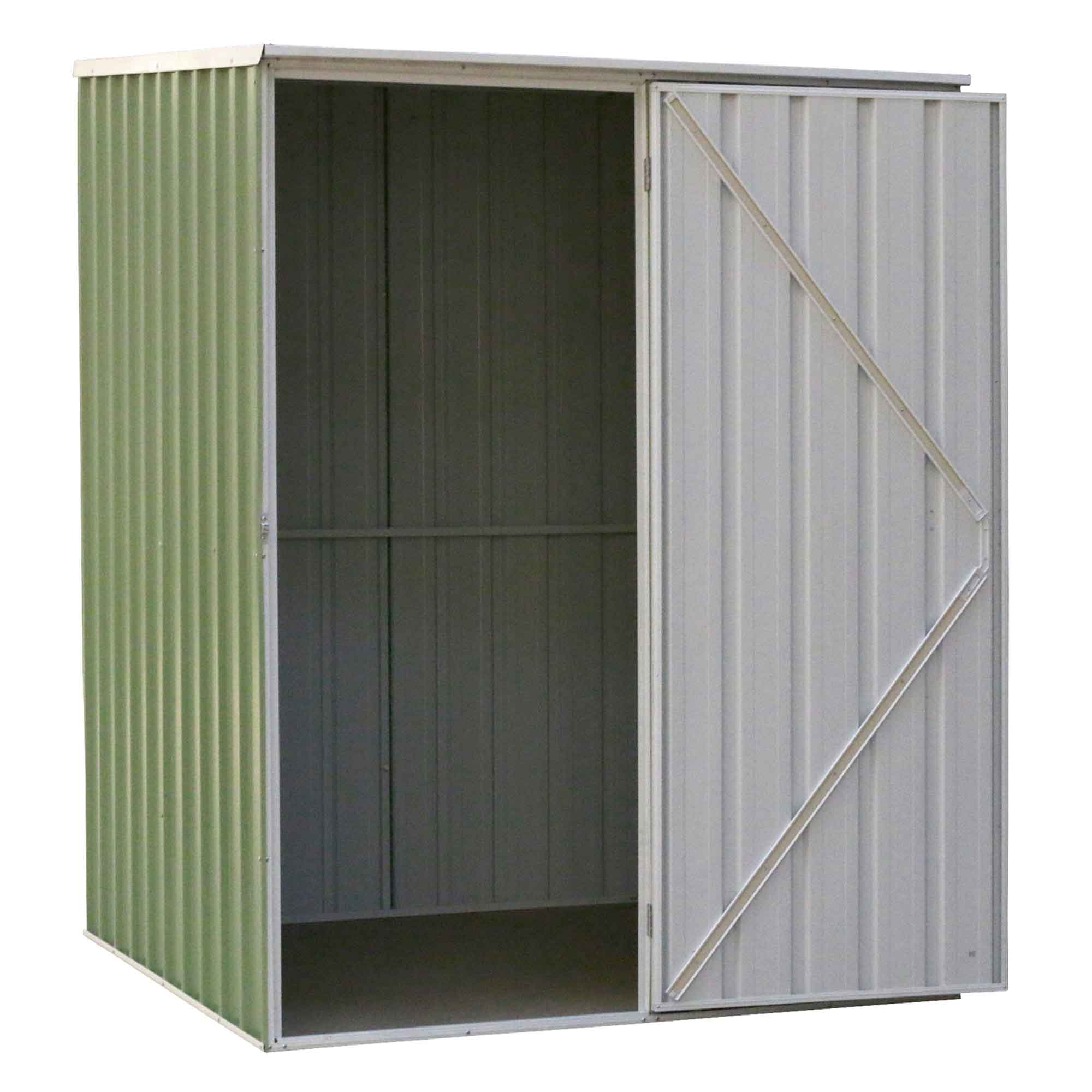 Dellonda DG114 Galvanized Steel Shed Door - open