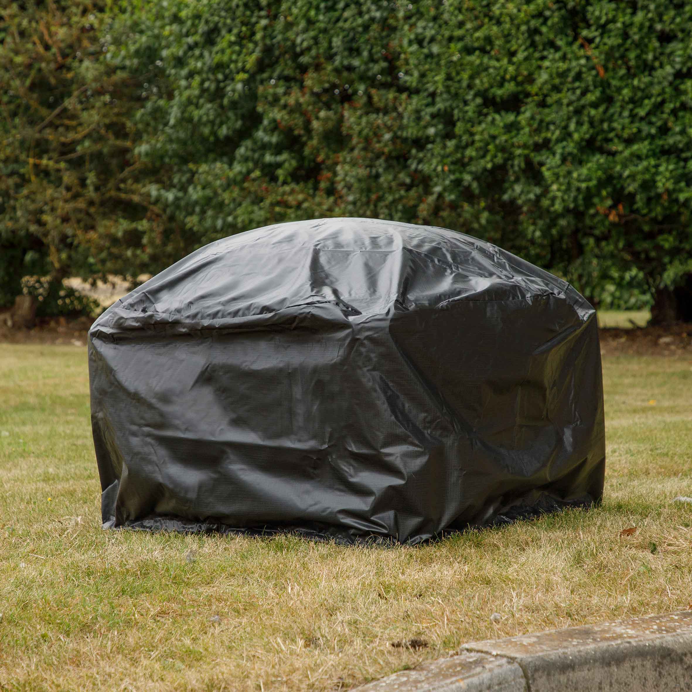 Dellonda DG118 Fire Pit Covers Action shot - in use