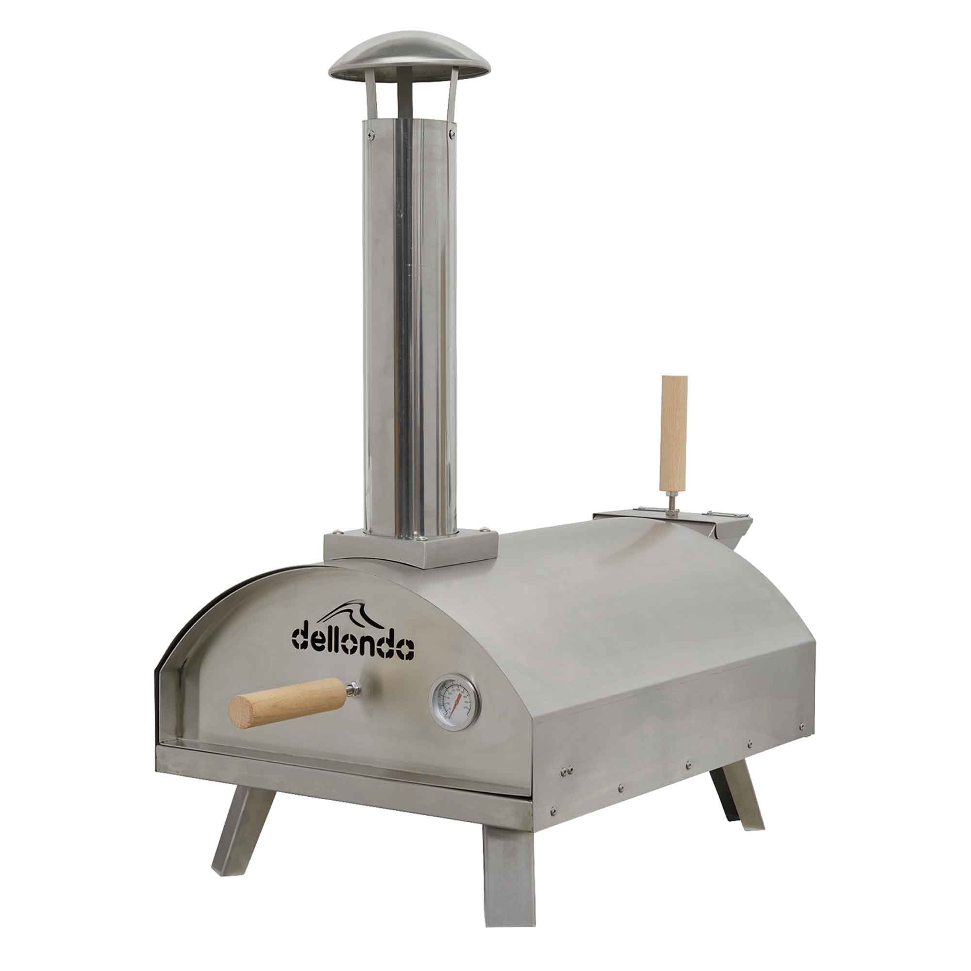 Dellonda DG11 Outdoor Pizza Ovens Outdoor - wood - fired - pizza - oven - smoker - garden - 18