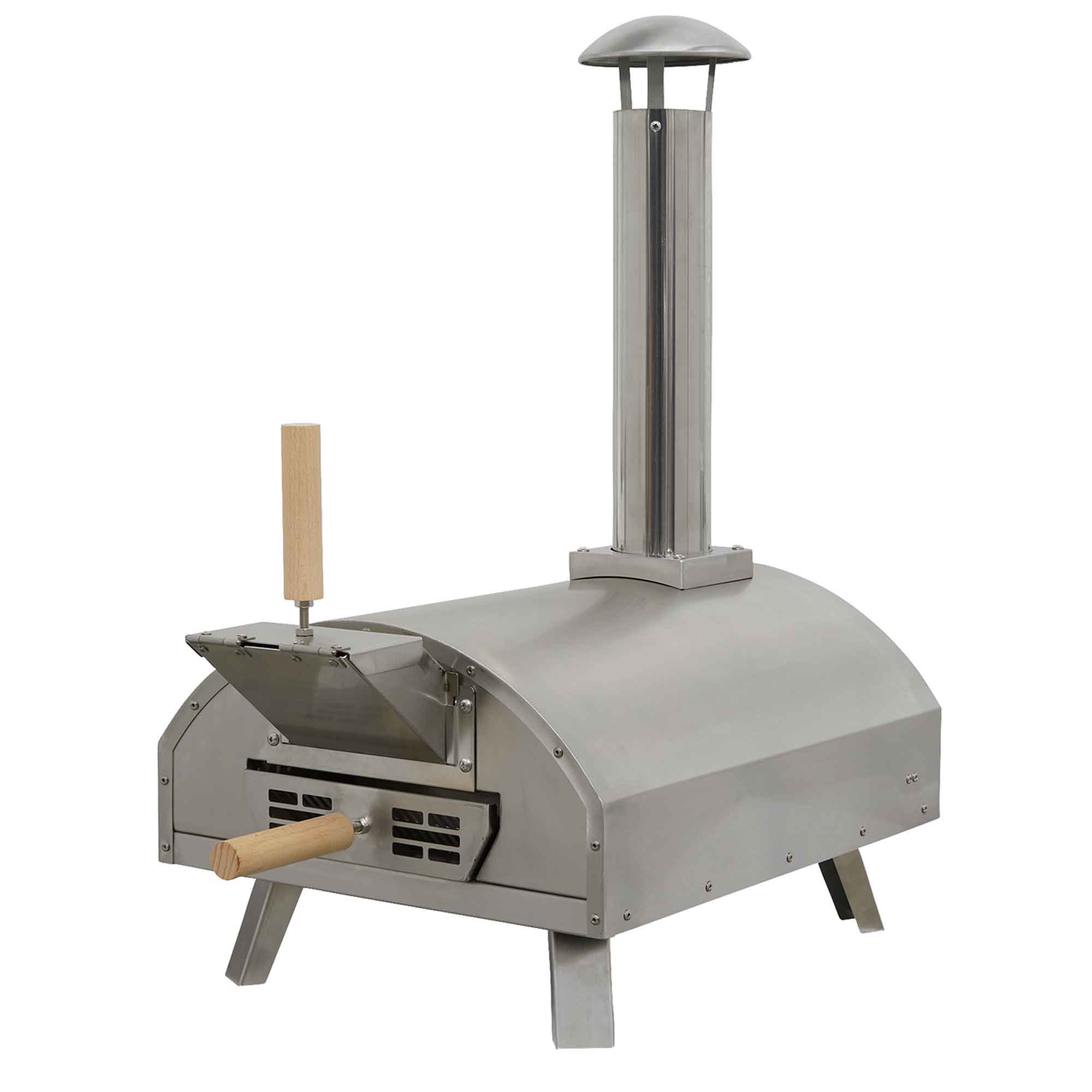 Dellonda DG11 Outdoor Pizza Ovens Outdoor - wood - fired - pizza - oven - smoker - garden - 21