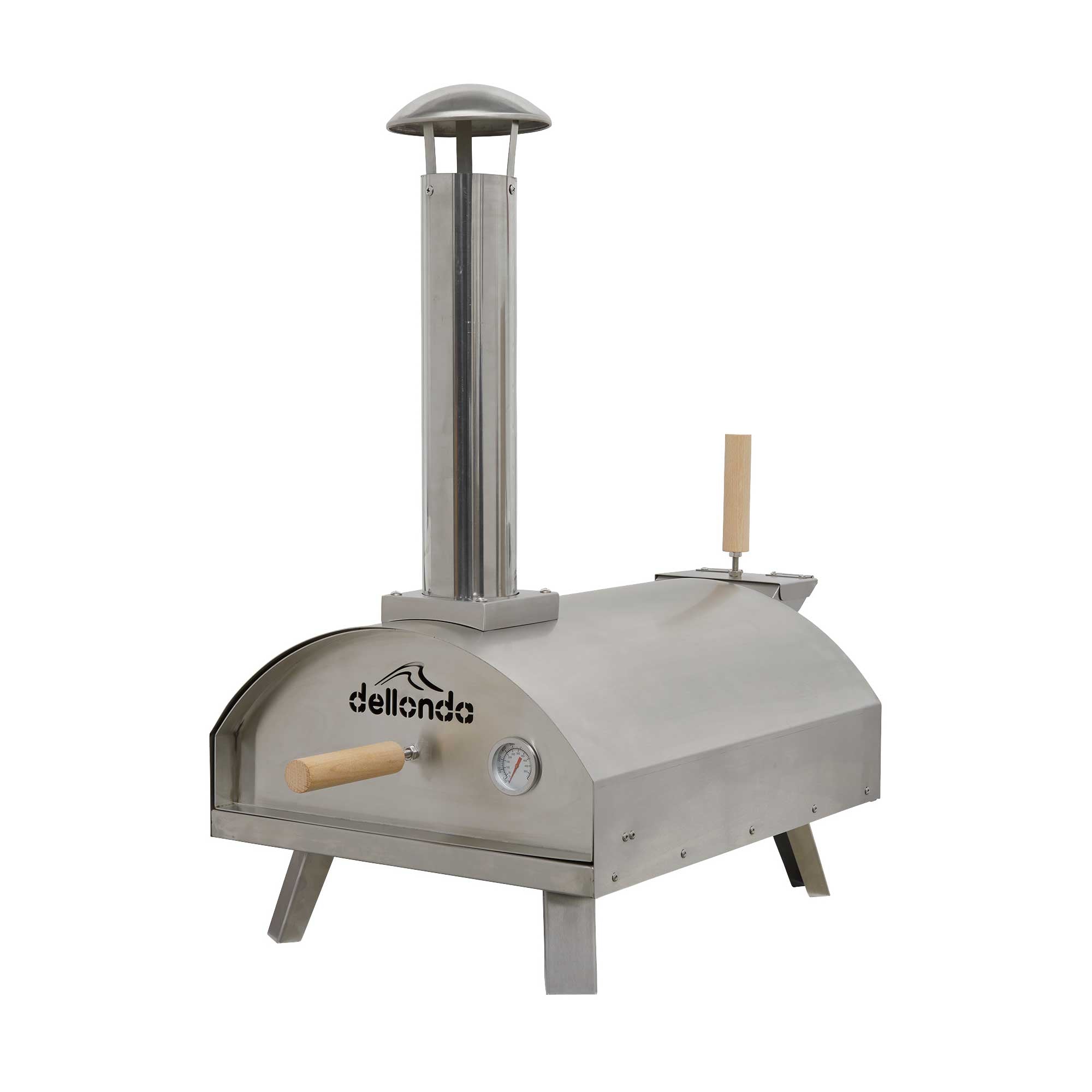 Dellonda DG11 Outdoor Pizza Ovens Outdoor - wood - fired - pizza - oven - smoker - garden - 34