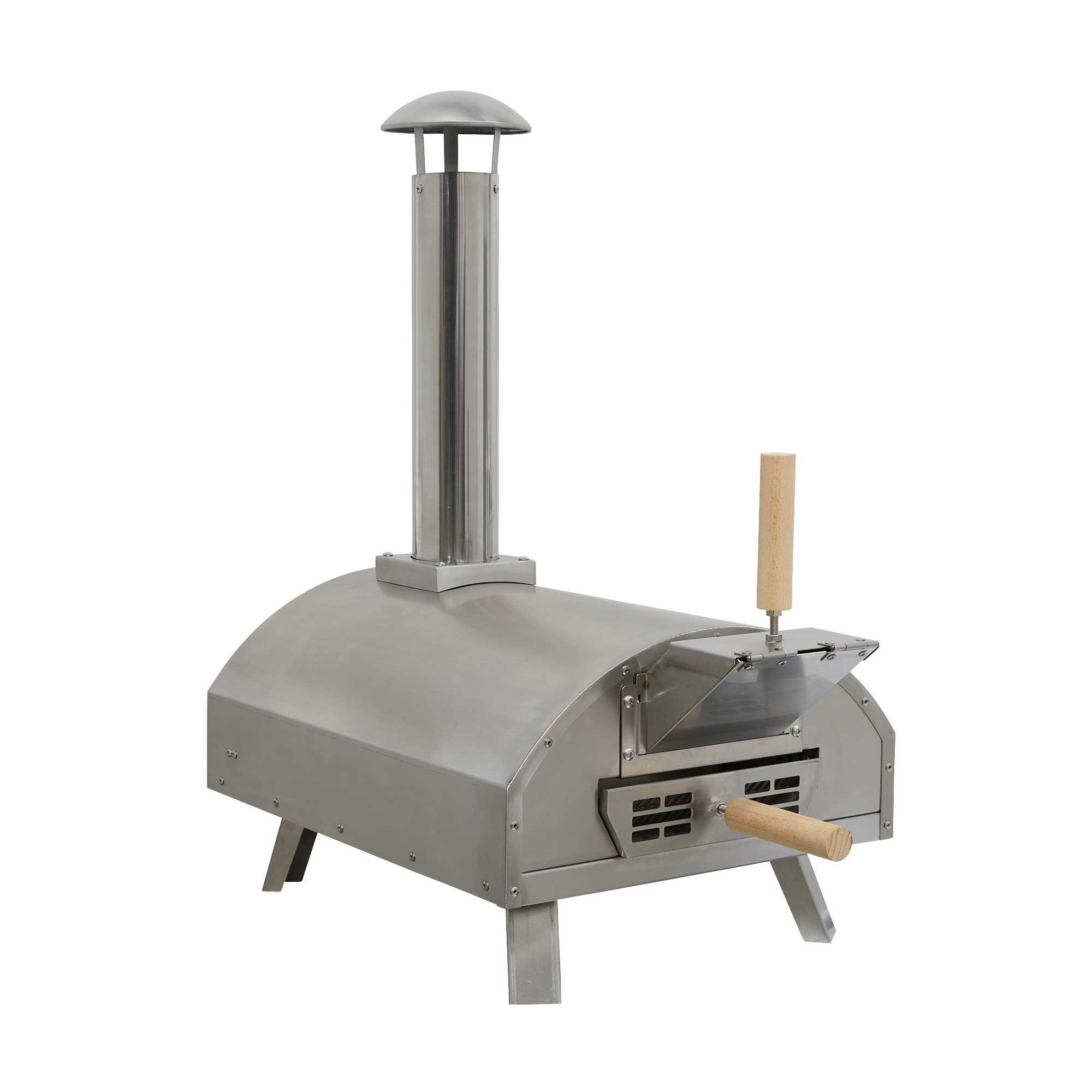 Dellonda DG11 Outdoor Pizza Ovens Outdoor - wood - fired - pizza - oven - smoker - garden - 36