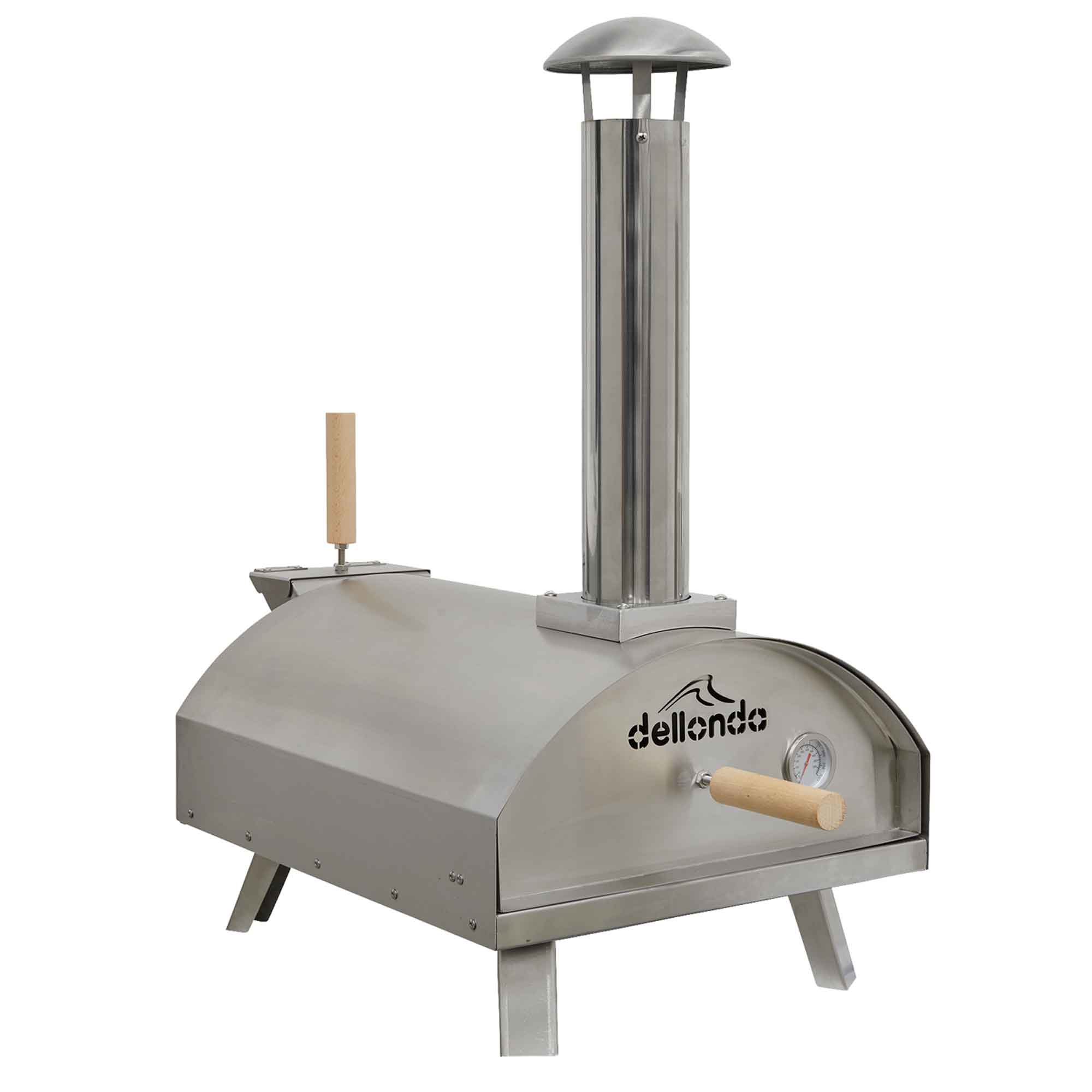Dellonda DG11 Outdoor Pizza Ovens Outdoor - wood - fired - pizza - oven - smoker - garden - 43